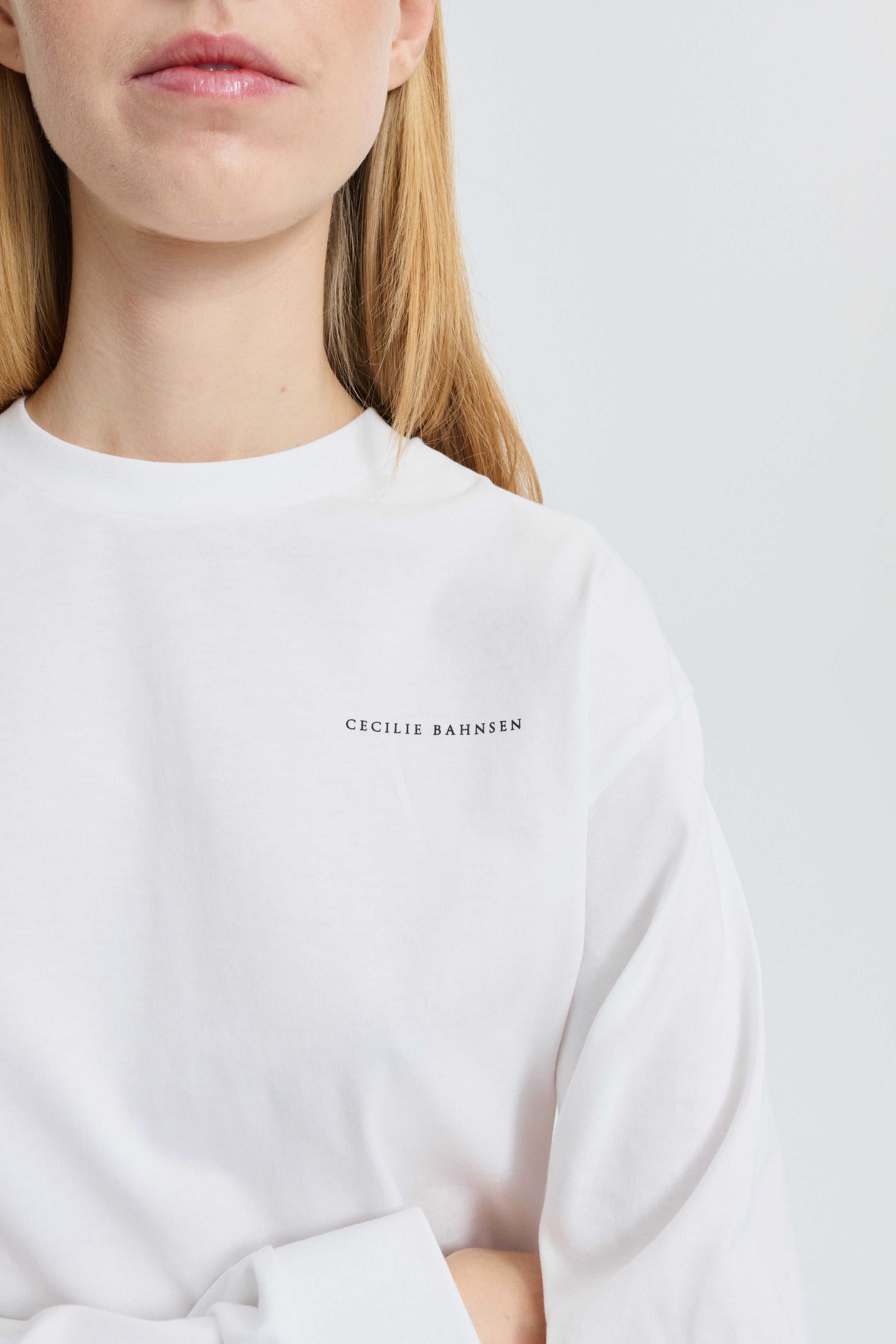 CBLILY | T-SHIRT JERSEY WHITE / SILVER