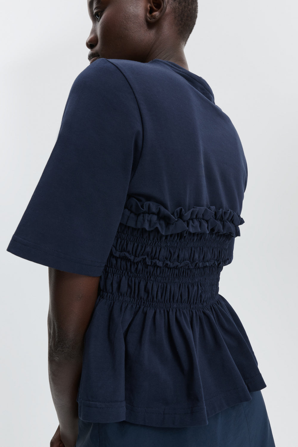CBVILDE | T-SHIRT JERSEY NAVY