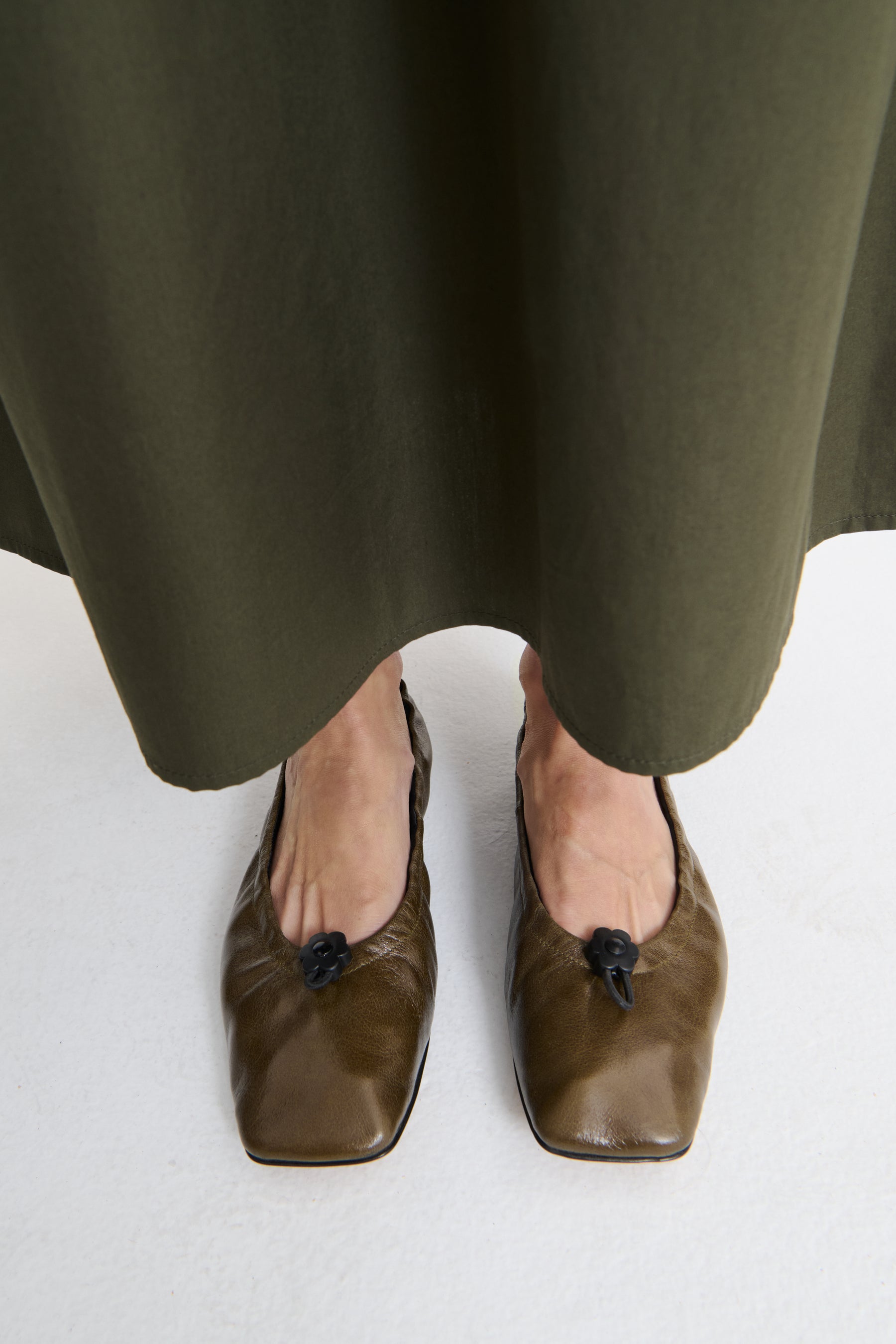 【CECILIE BAHNSEN】オリエラドレス ALESSANDRA | TOP ORGANZA CHESTNUT