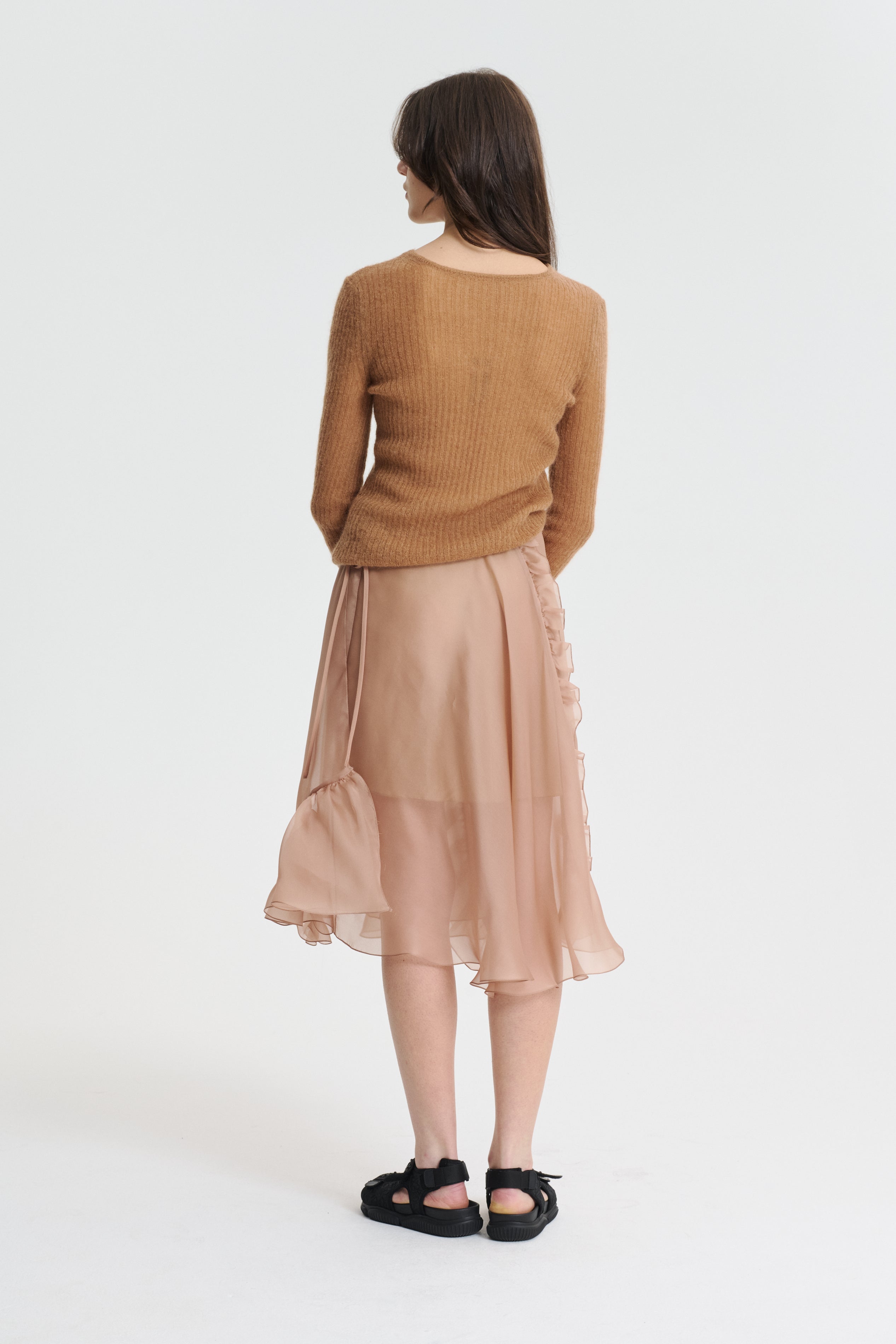 USSI | PULLOVER MOHAIR KNIT CHESTNUT