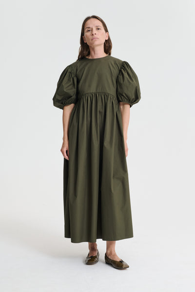 ワンピース Cecilie Bahnsen Green Silk Blend Soon Mini Dress 4.