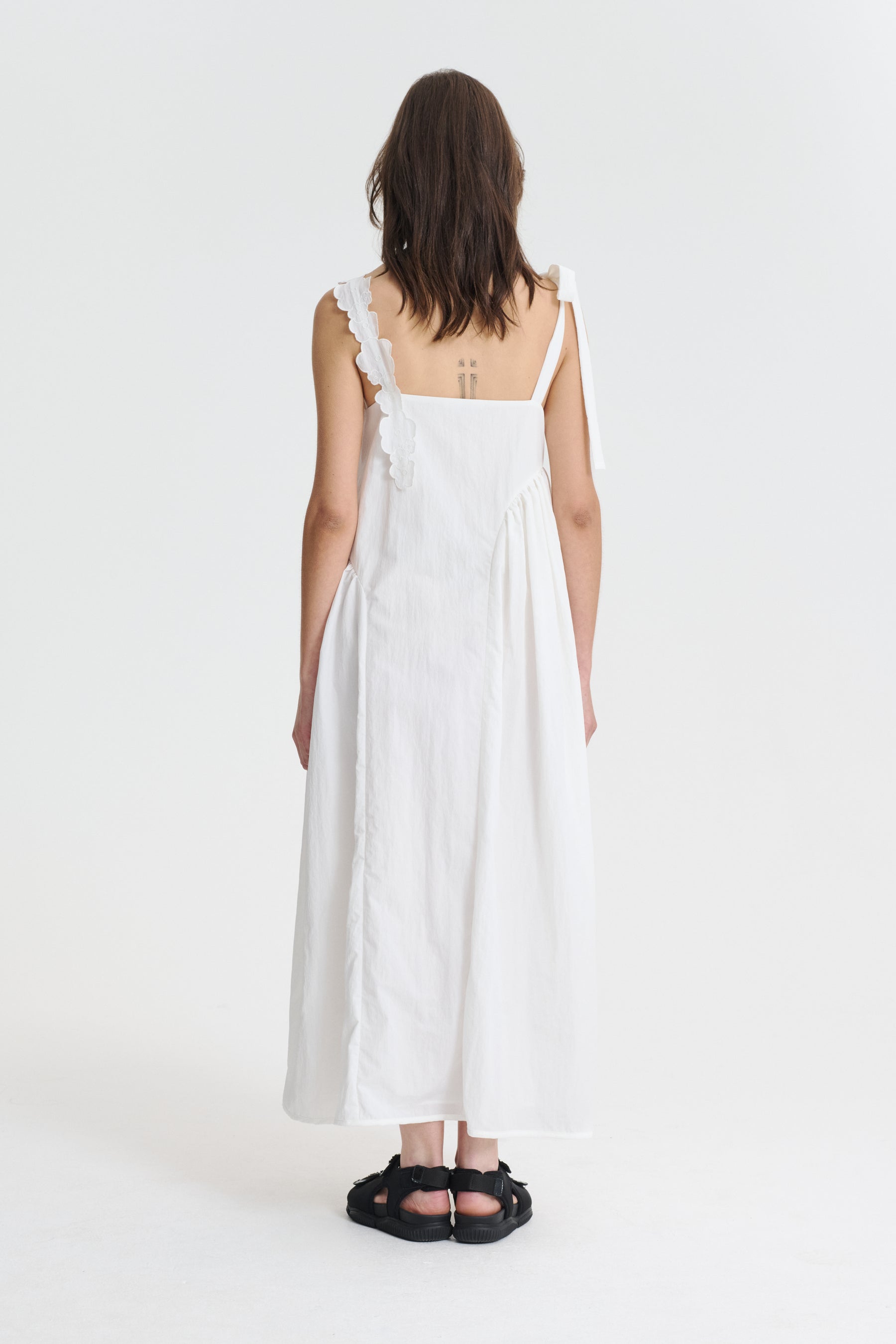 BETH | DRESS LINEN PLISSÉ WHITE BRIDAL