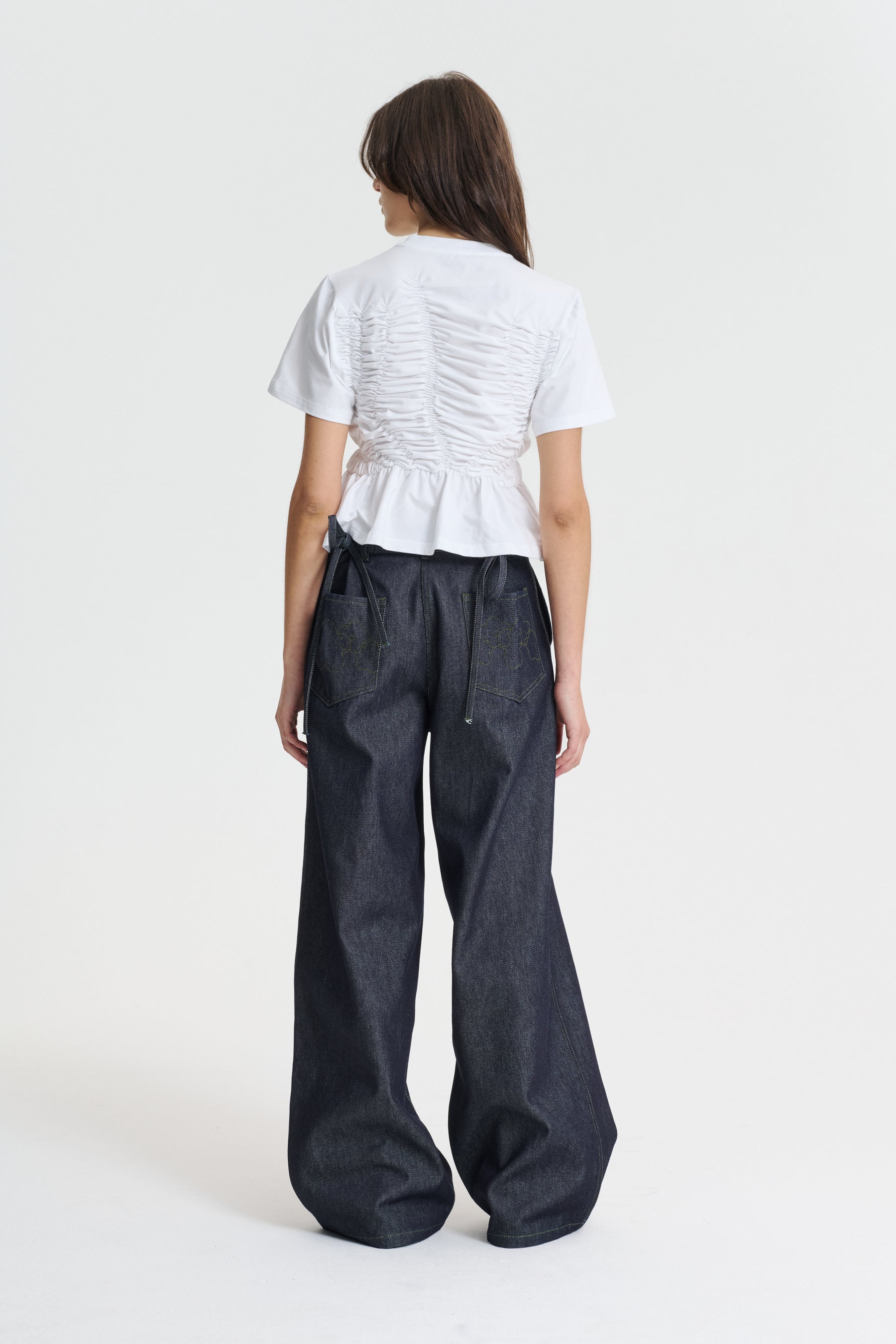 CECILIE BAHNSEN セシリーバンセンフリルペプラムTシャツAce Top CECILIE BAHNSEN セシリーバンセンフリルペプラムTシャツAce Top