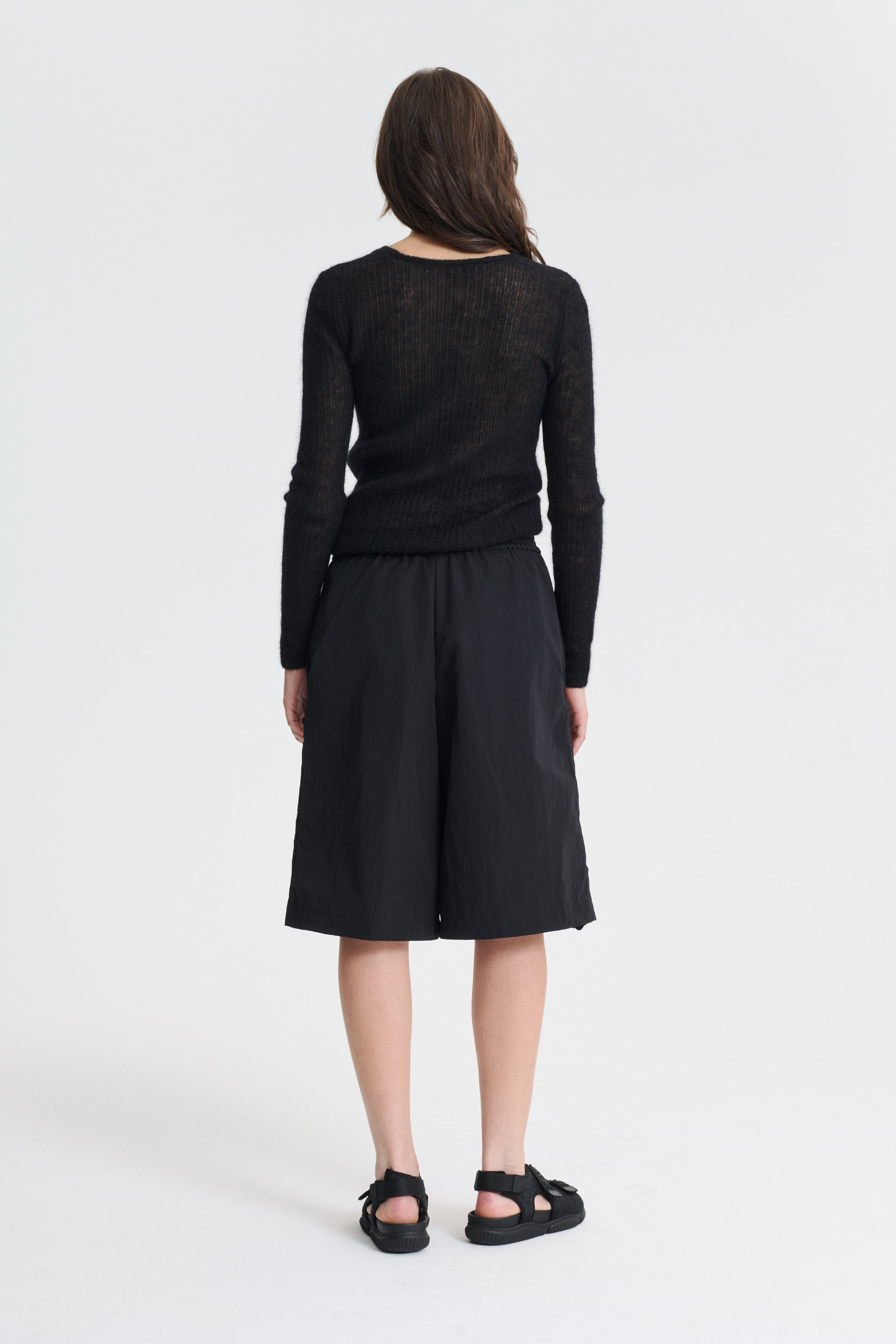 ANGEL | SHORTS RECYCLED TAFFETA BLACK