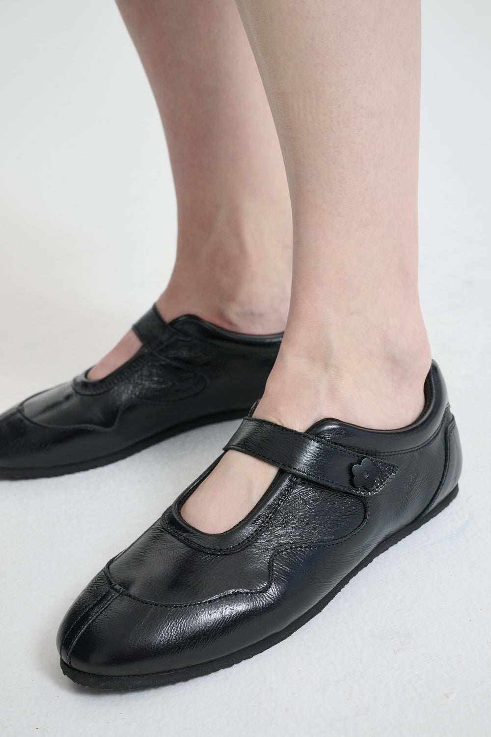 CBCOSMO | SNEAKERS TEXTURED LEATHER BLACK