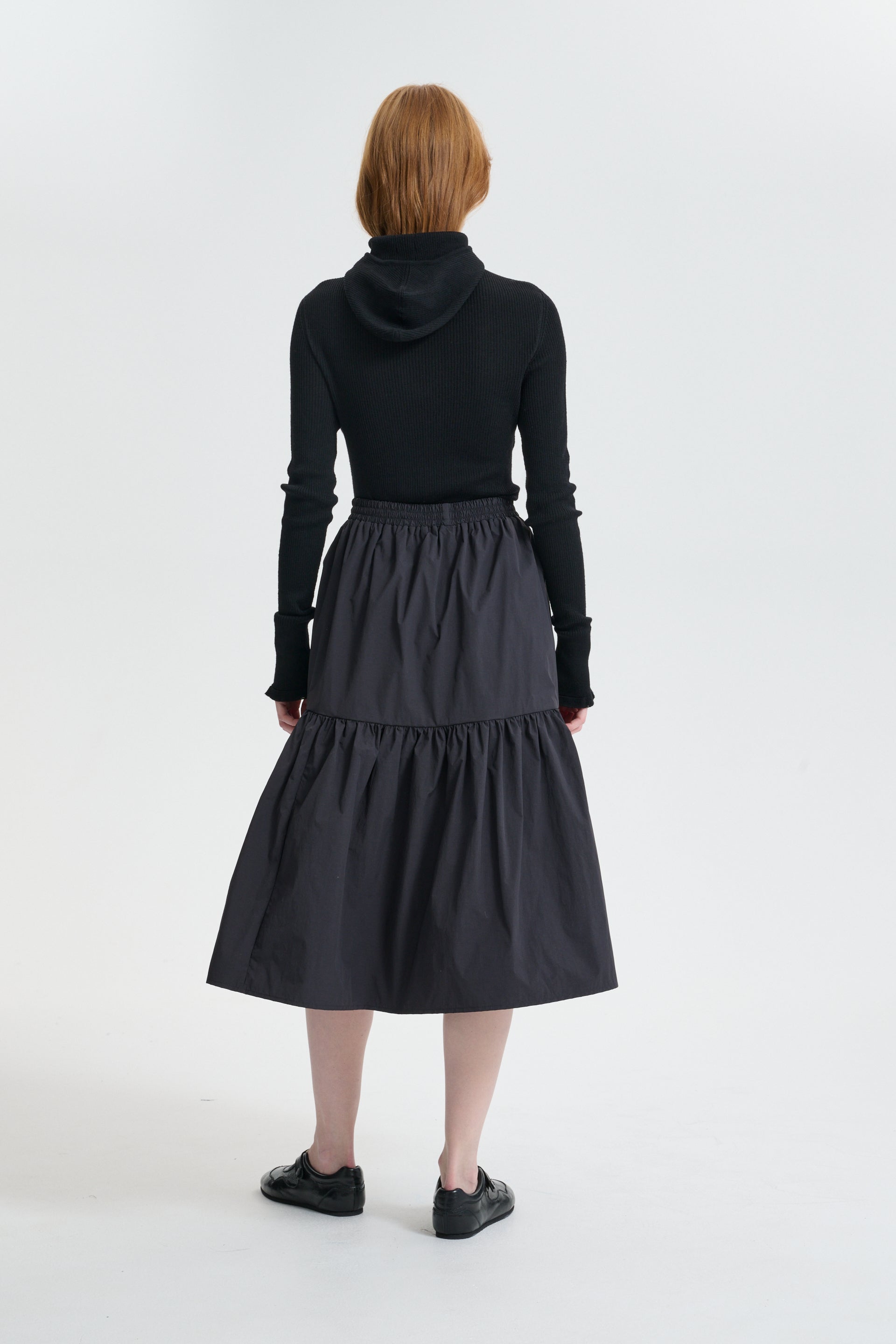 CBBELMA | HOODIE SUMMER MERINO KNIT BLACK – Cecilie Bahnsen
