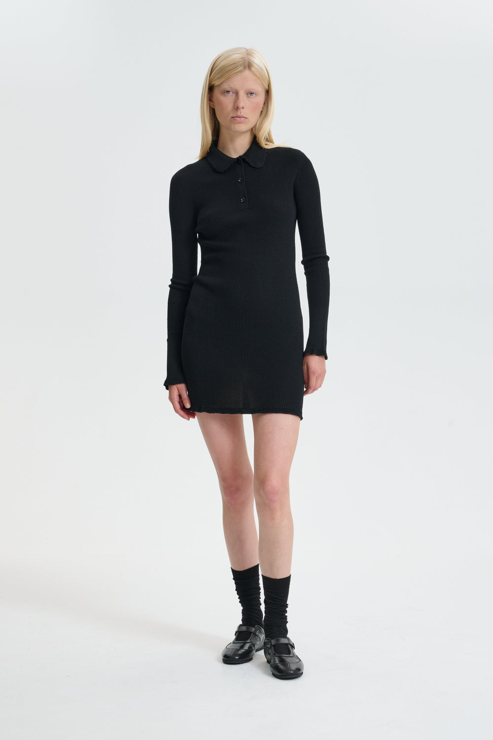 CBBOTKA | DRESS SUMMER MERINO KNIT BLACK