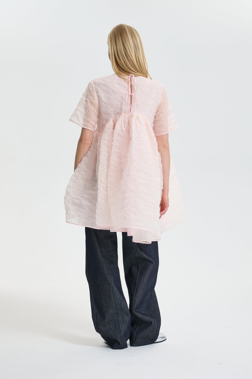 CBBRITNEY | DRESS PLUMERIA MATELASSÉ LIGHT PINK