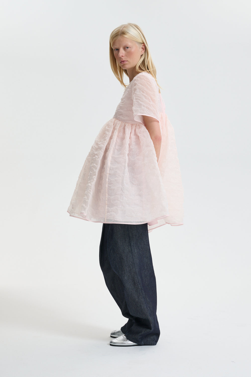 CBBRITNEY | DRESS PLUMERIA MATELASSÉ LIGHT PINK