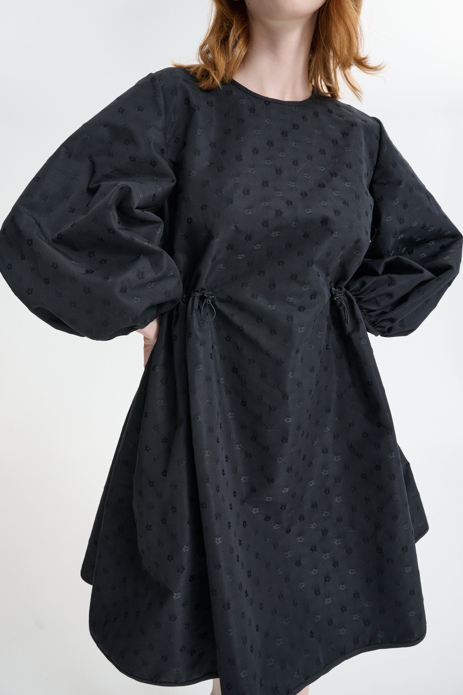 CBCLO | DRESS IRIS JACCQUARD BLACK – Cecilie Bahnsen