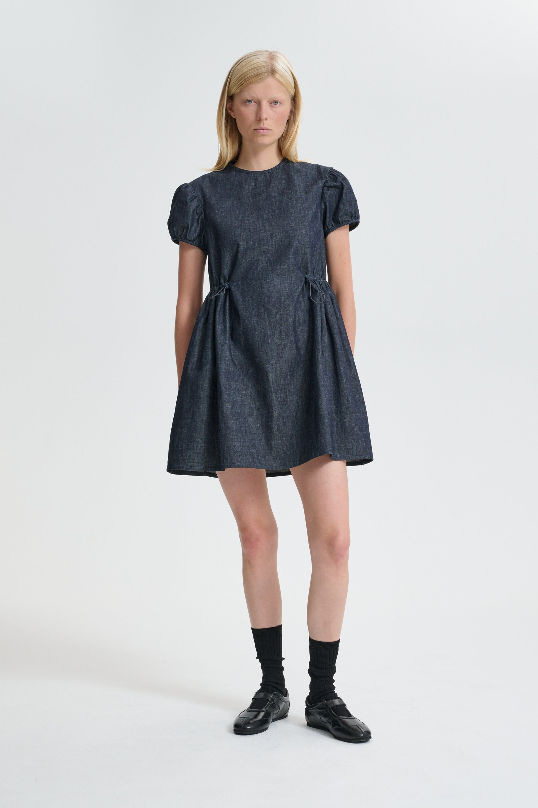 CBCAMMA | DENIM DRESS LIGHT DENIM INDIGO