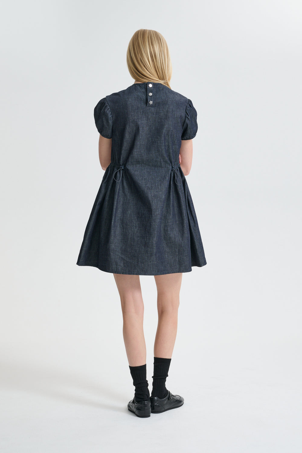 CBCAMMA | DENIM DRESS LIGHT DENIM INDIGO