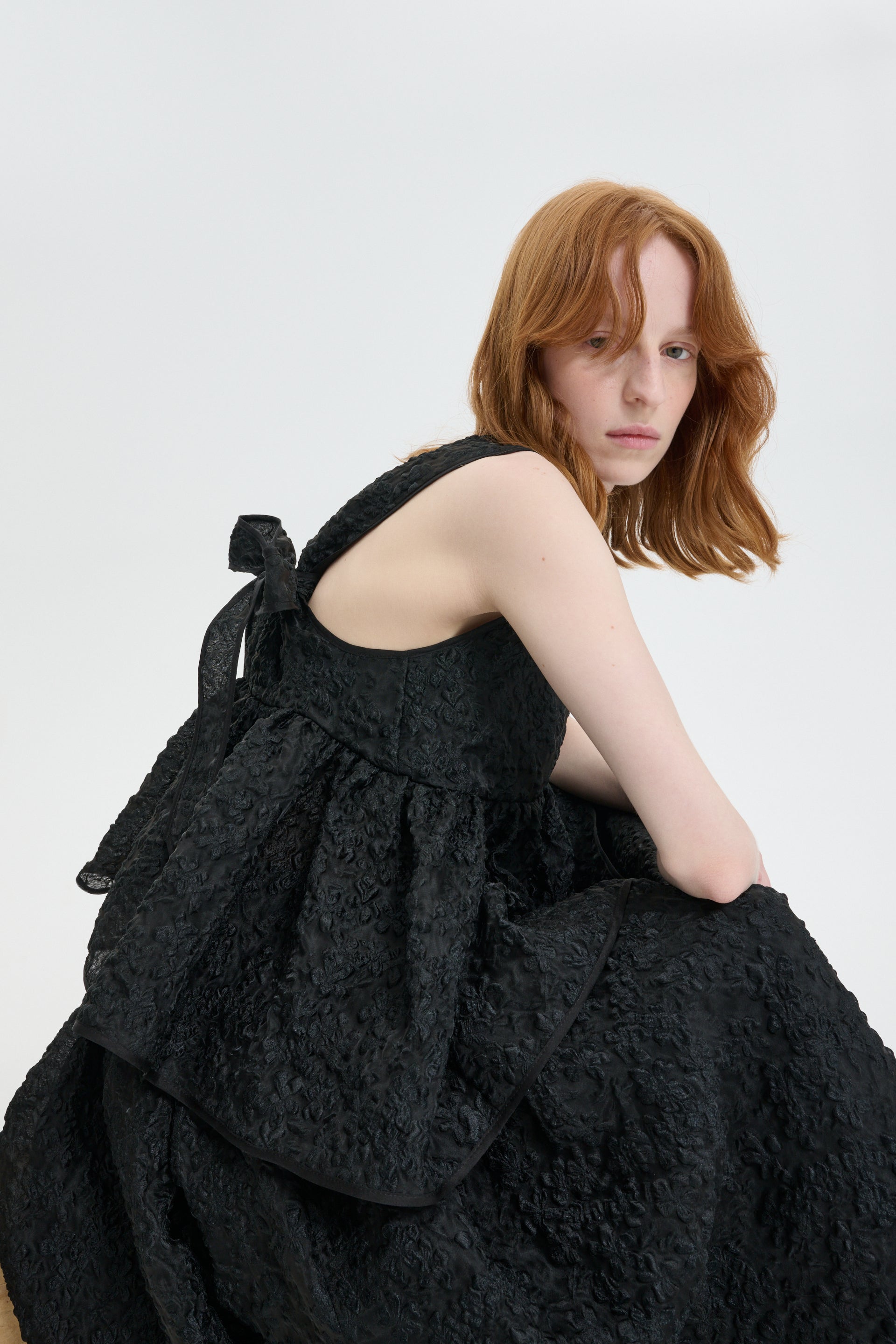 CBCORA | TOP GRASMERE MATELASSÉ BLACK – Cecilie Bahnsen