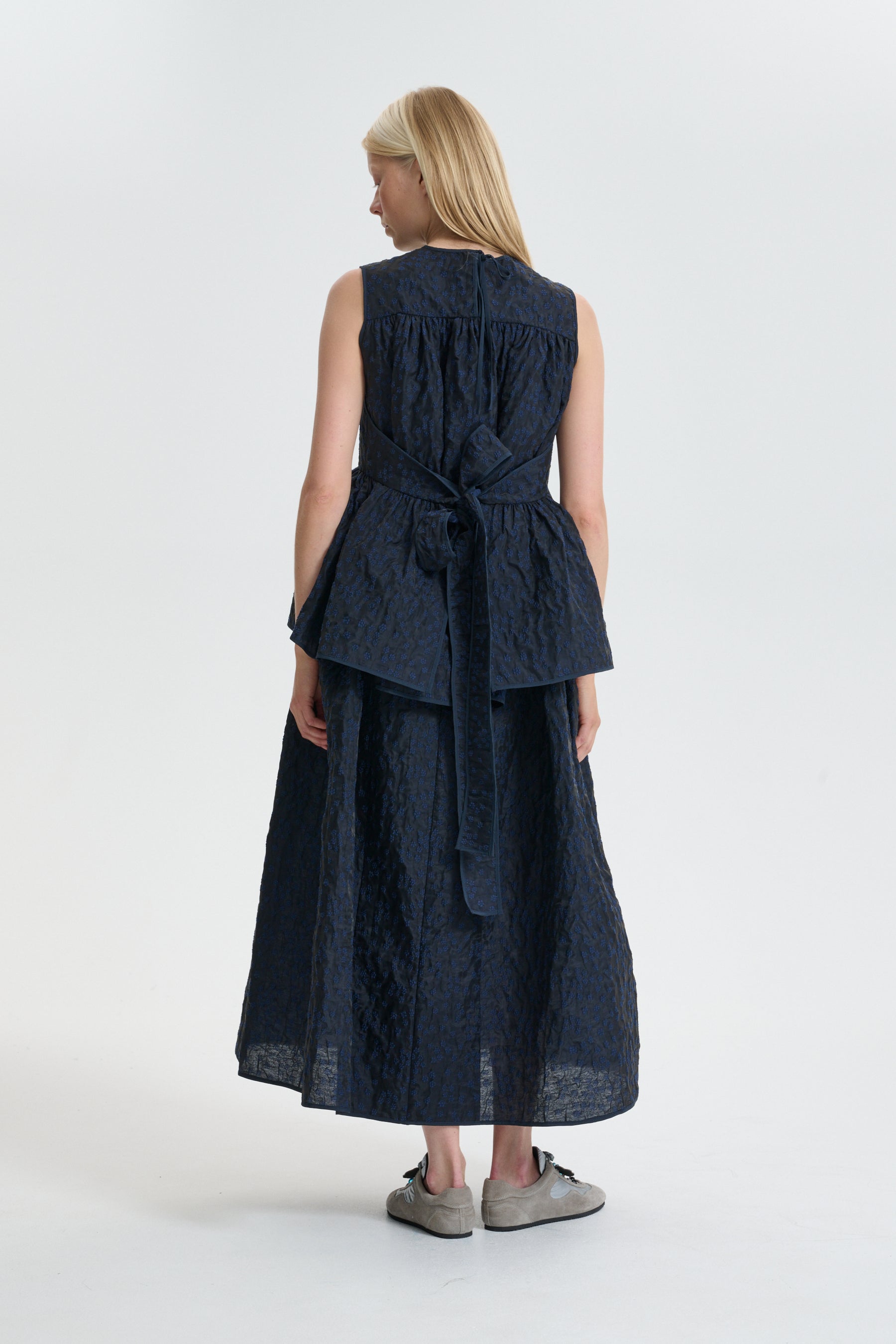 cecilie bahncen serena トップ CBEA | TOP MARGUERITTE CLOQUÉ NAVY