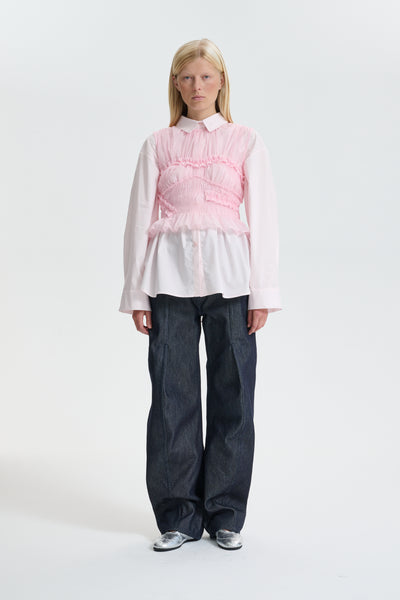 CBUPHI | TOP SHEER RIPSTOP BLUSH PINK – Cecilie Bahnsen