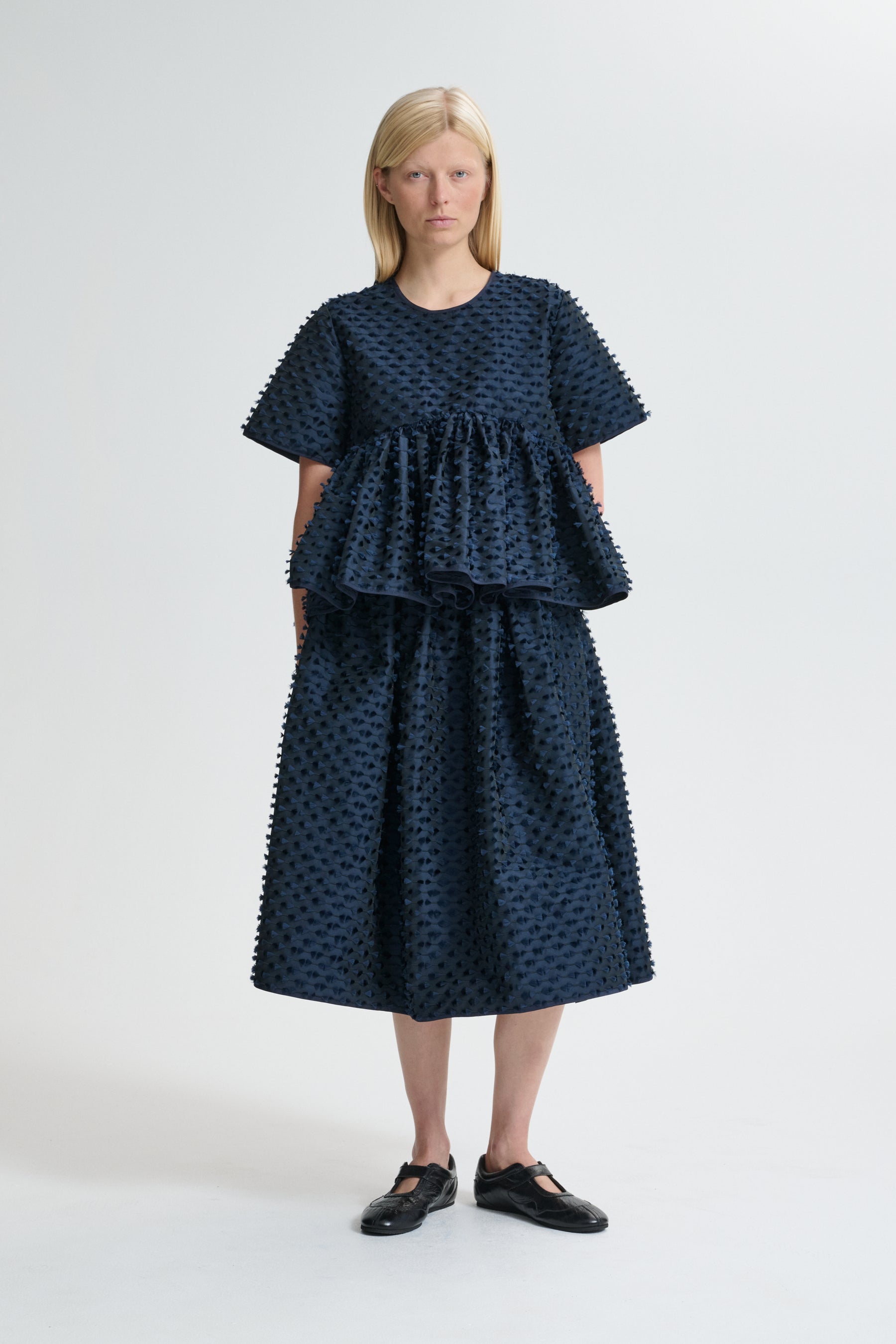 CBCASANDRA | TOP FIAMMA FIL-COUPÉ NAVY