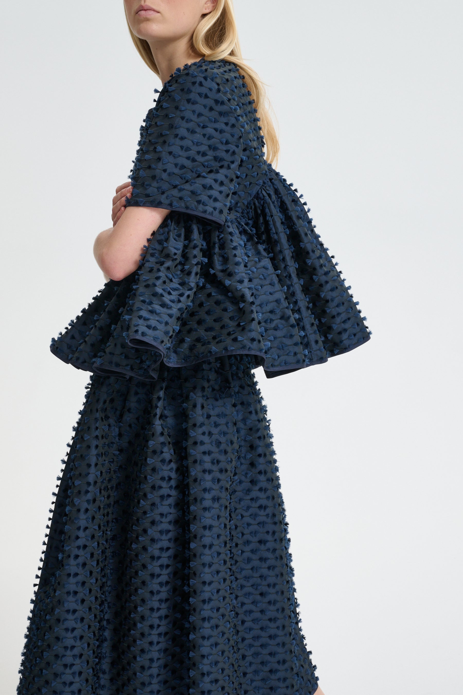 CBCASANDRA | TOP FIAMMA FIL-COUPÉ NAVY