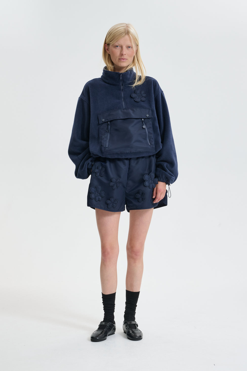 CBBASTIAN | FLEECE SOFT FLEECE NAVY