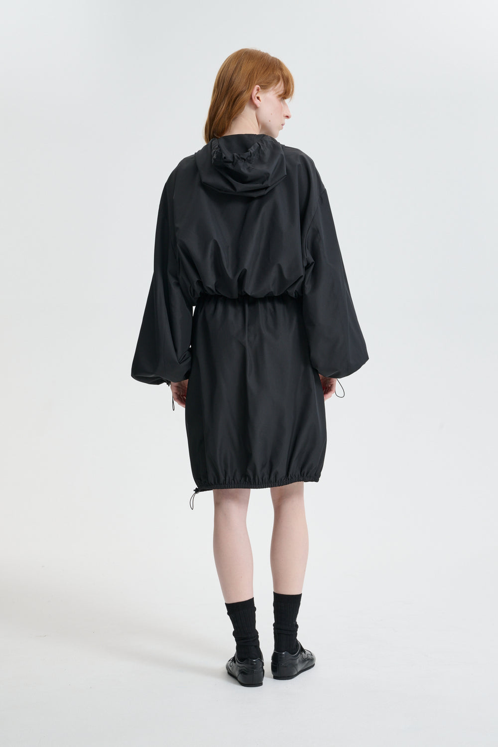 CBAISHA | BLOUSON JACKET RECYCLED FAILLE BLACK