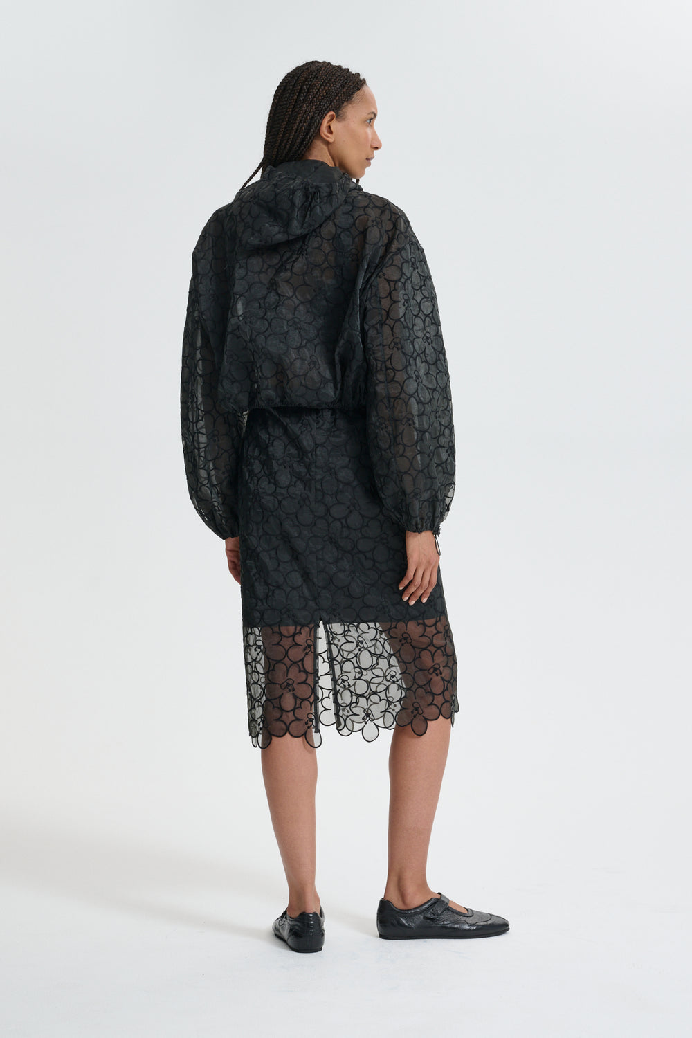 CBAISHA | BLOUSON JACKET FELICIA EMBROIDERY BLACK