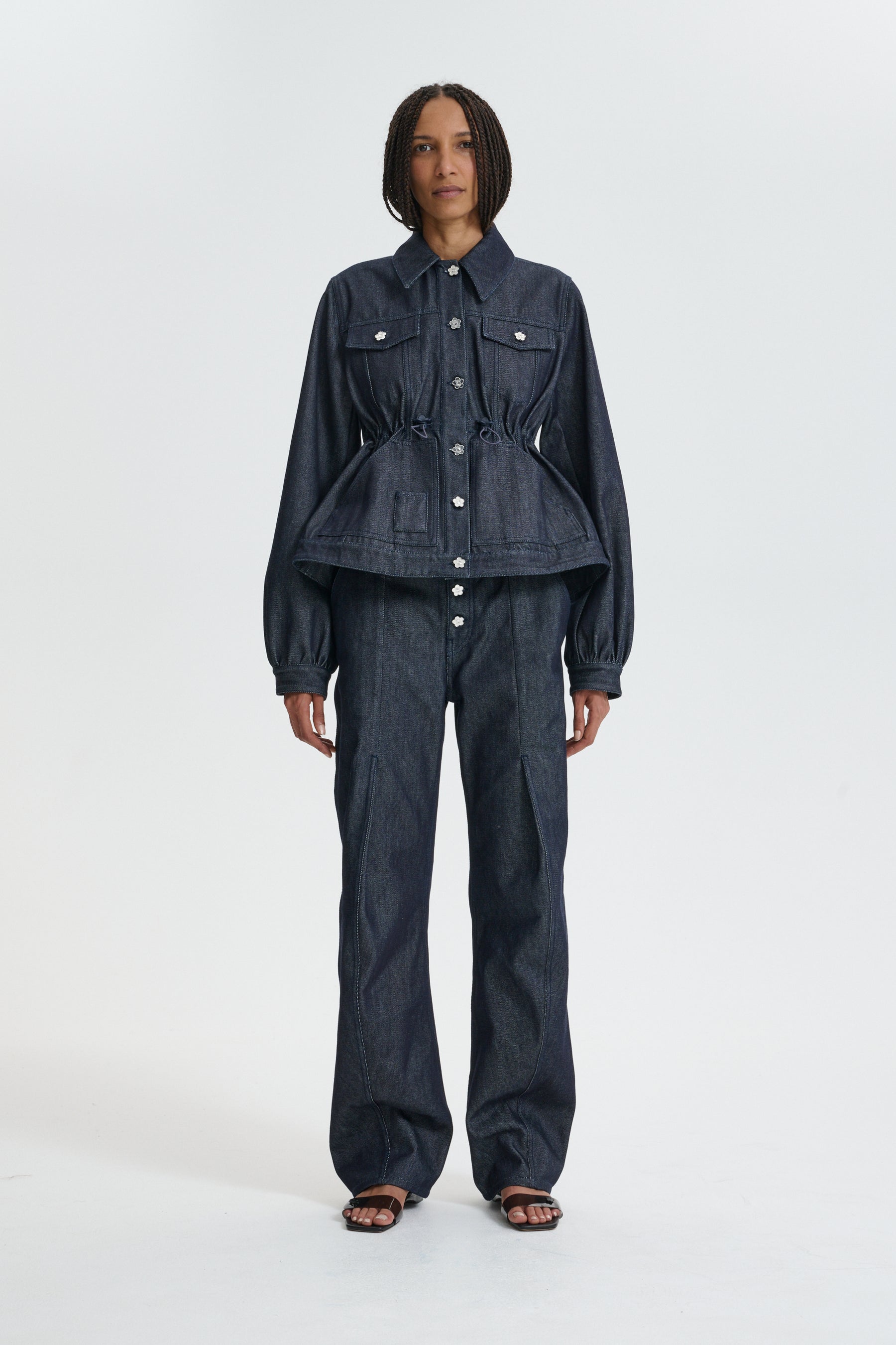 cecilie bahnsen denim jacket デニムジャケット CBCANDIDA | DENIM JACKET DENIM INDIGO