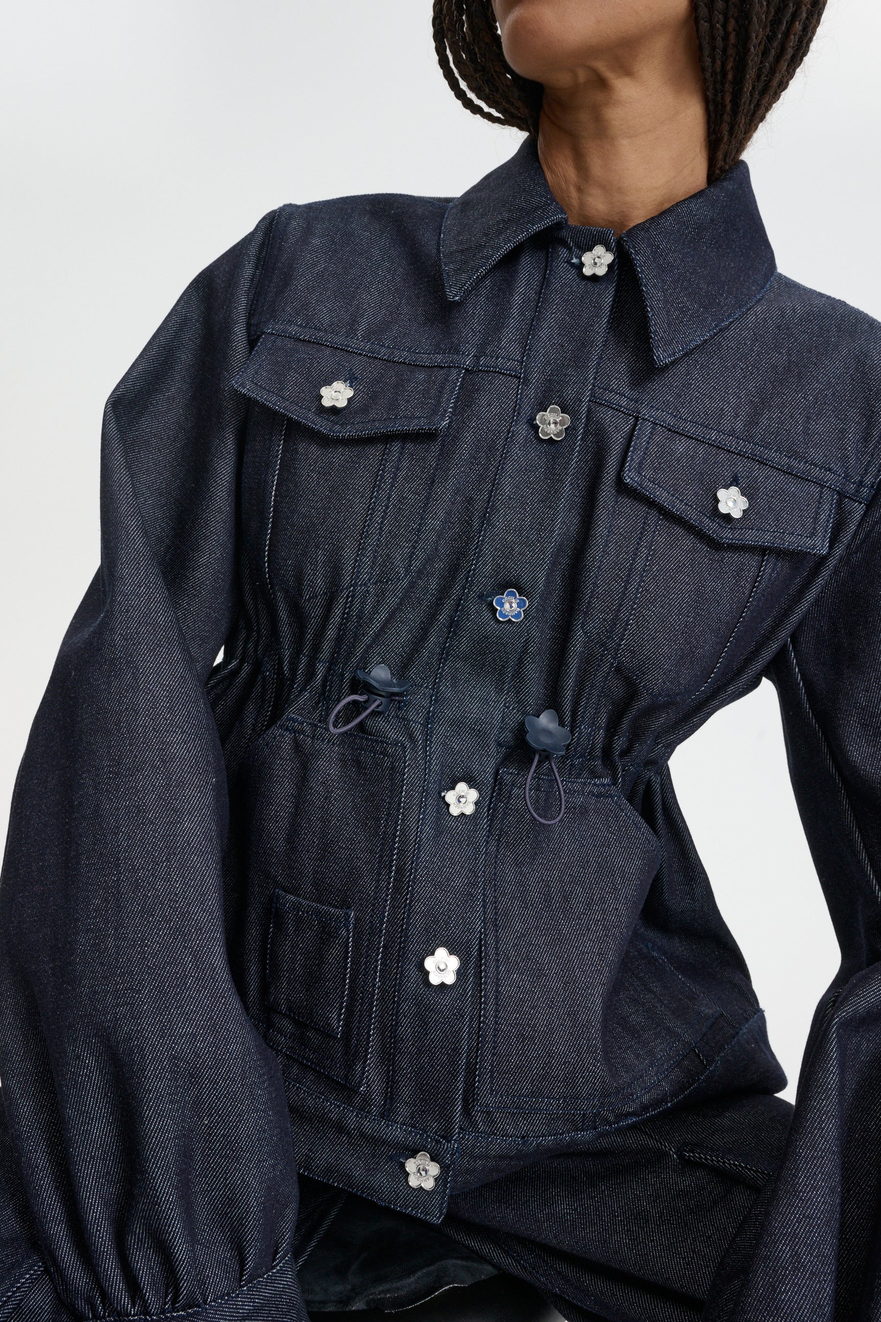cecilie bahnsen denim jacket デニムジャケット CBCANDIDA | DENIM JACKET DENIM INDIGO