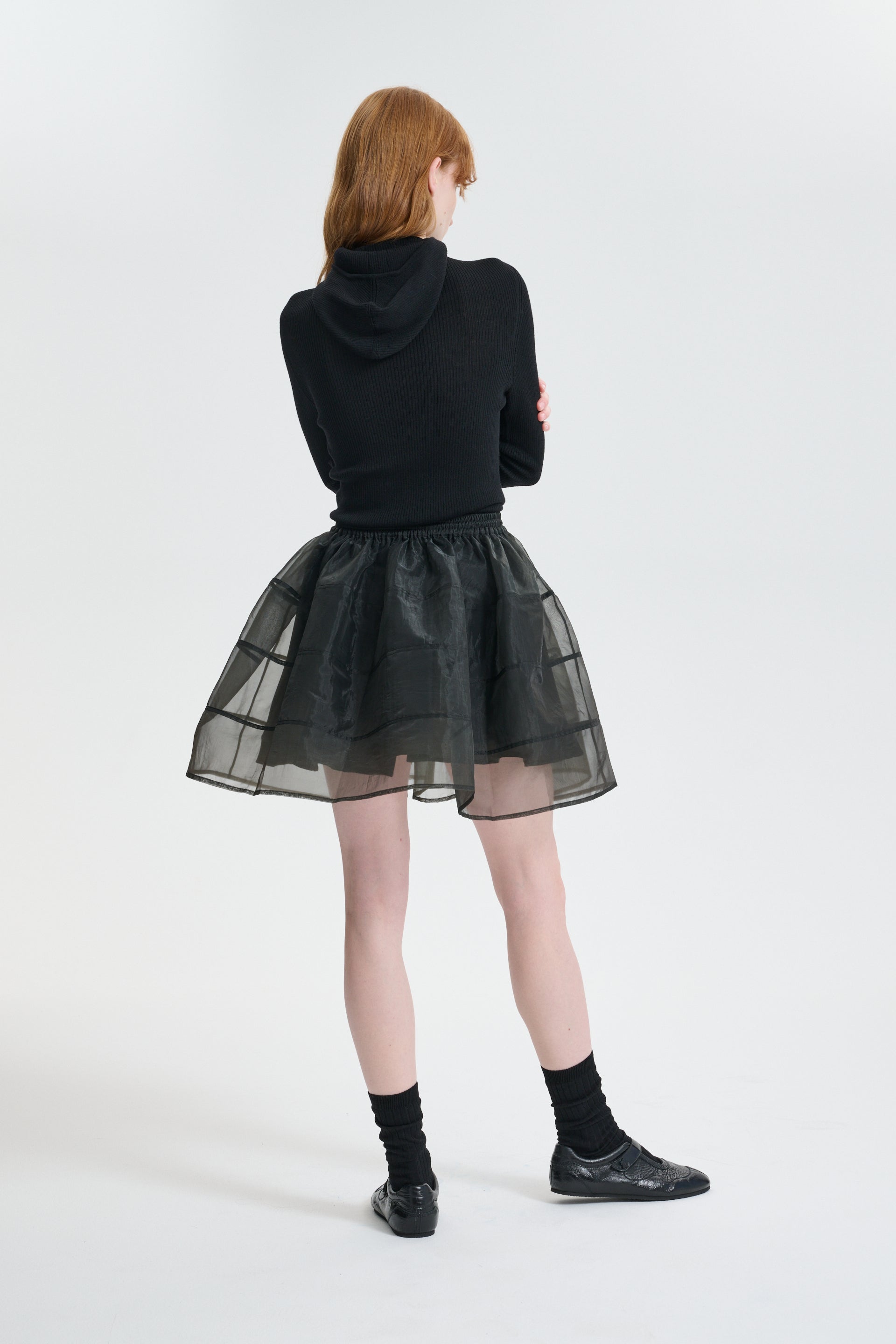 CBCAYLA | SKIRT LIQUID MYRTIA BLACK