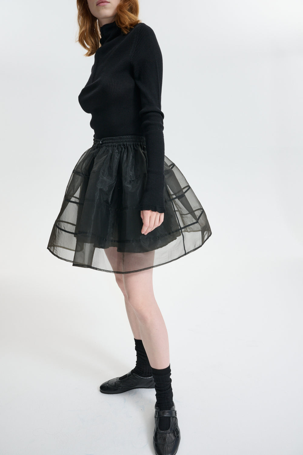 CBCAYLA | SKIRT LIQUID MYRTIA BLACK