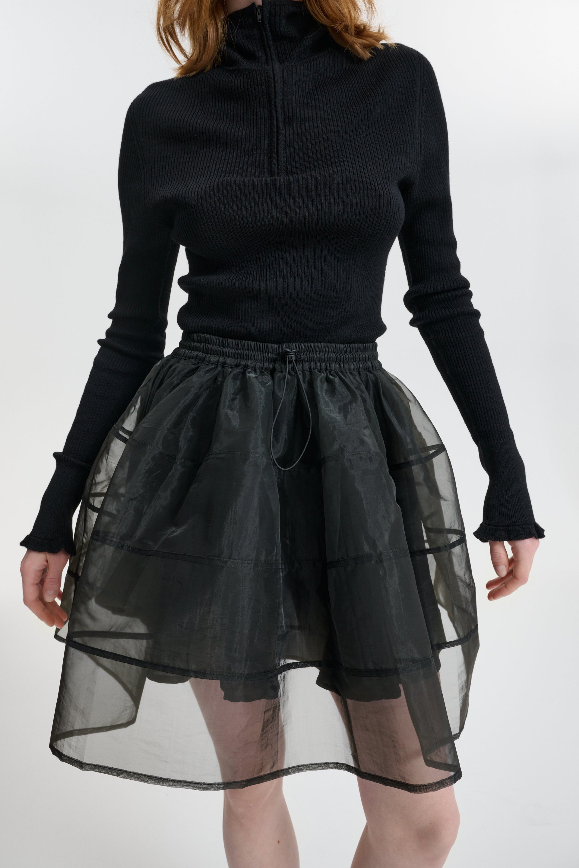 CBCAYLA | SKIRT LIQUID MYRTIA BLACK