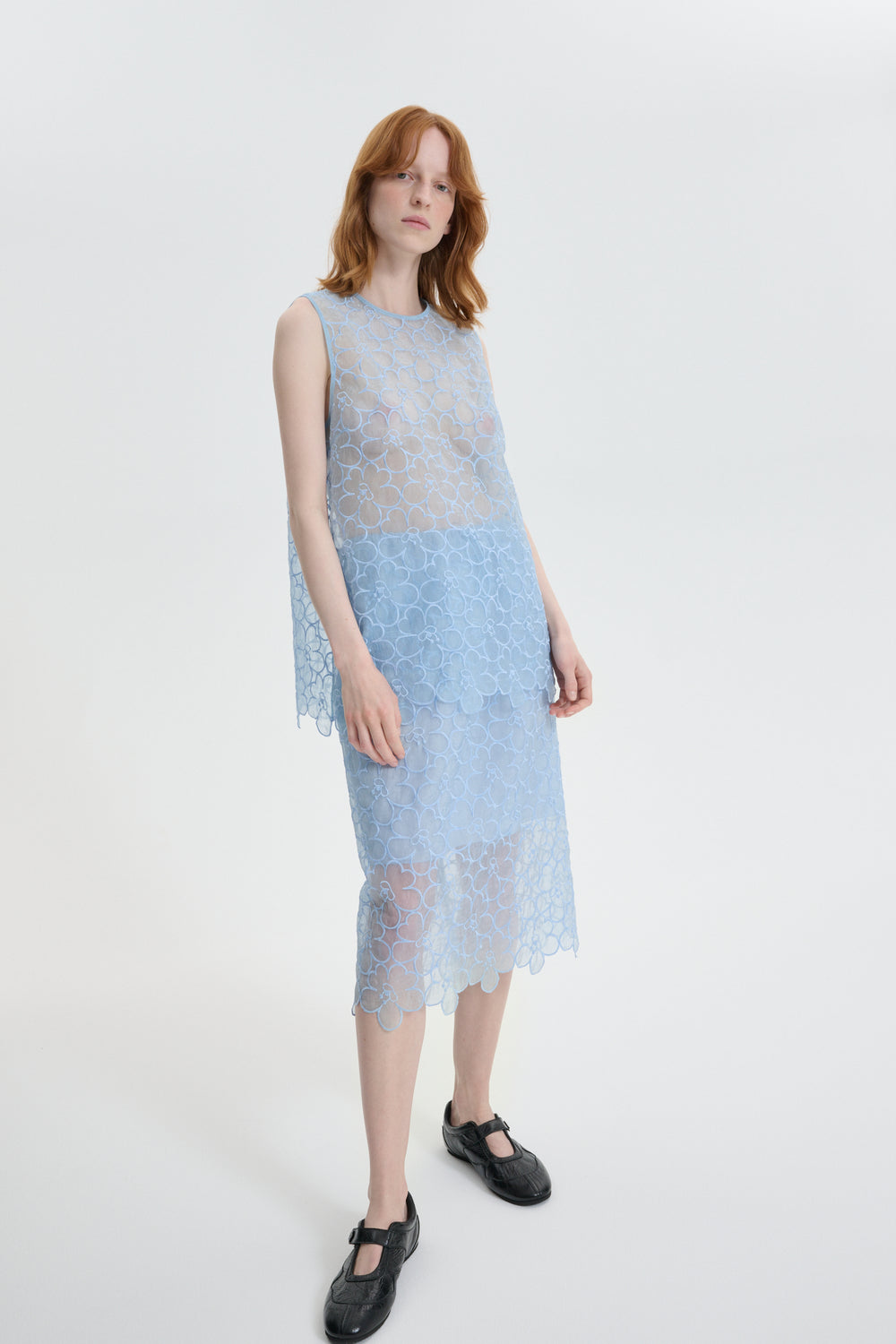 CBBRIA | SKIRT FELICIA EMBROIDERY LIGHT BLUE