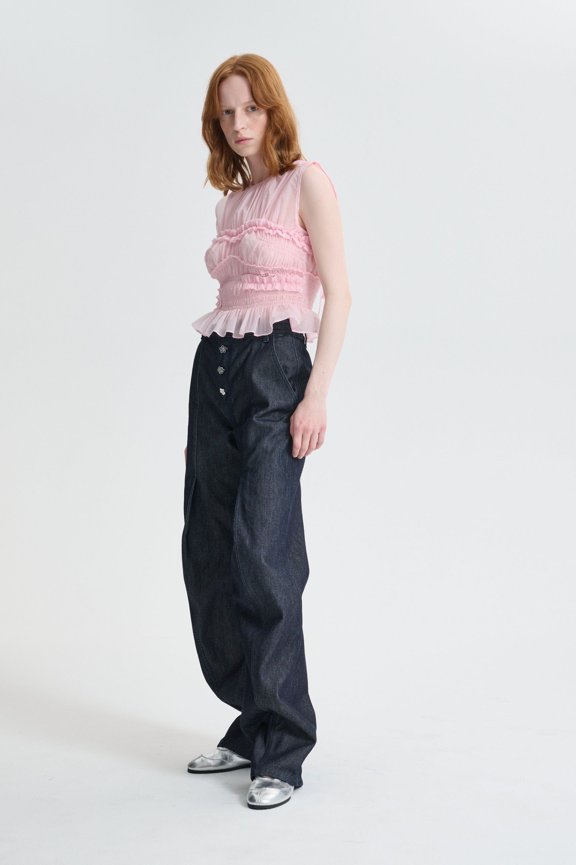 CBCARMELA | DENIM TROUSERS DENIM INDIGO – Cecilie Bahnsen