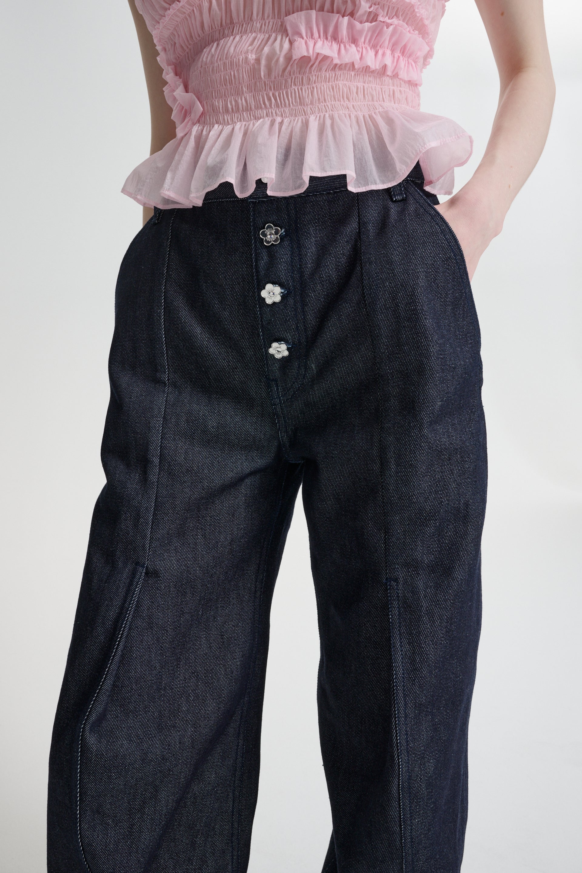 CBCARMELA | DENIM TROUSERS DENIM INDIGO – Cecilie Bahnsen