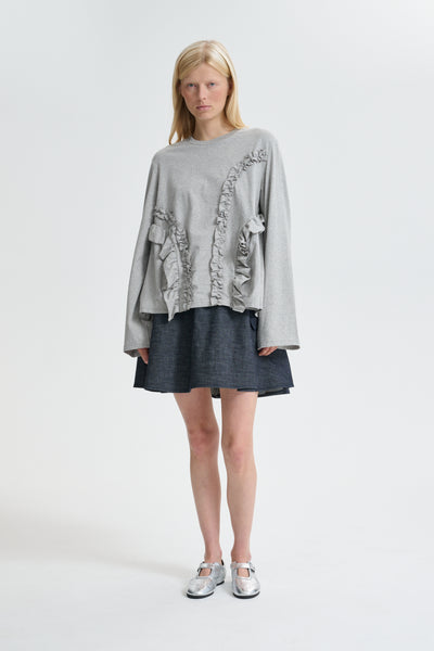 CBALVA | T-SHIRT JERSEY GREY MELANGE – Cecilie Bahnsen