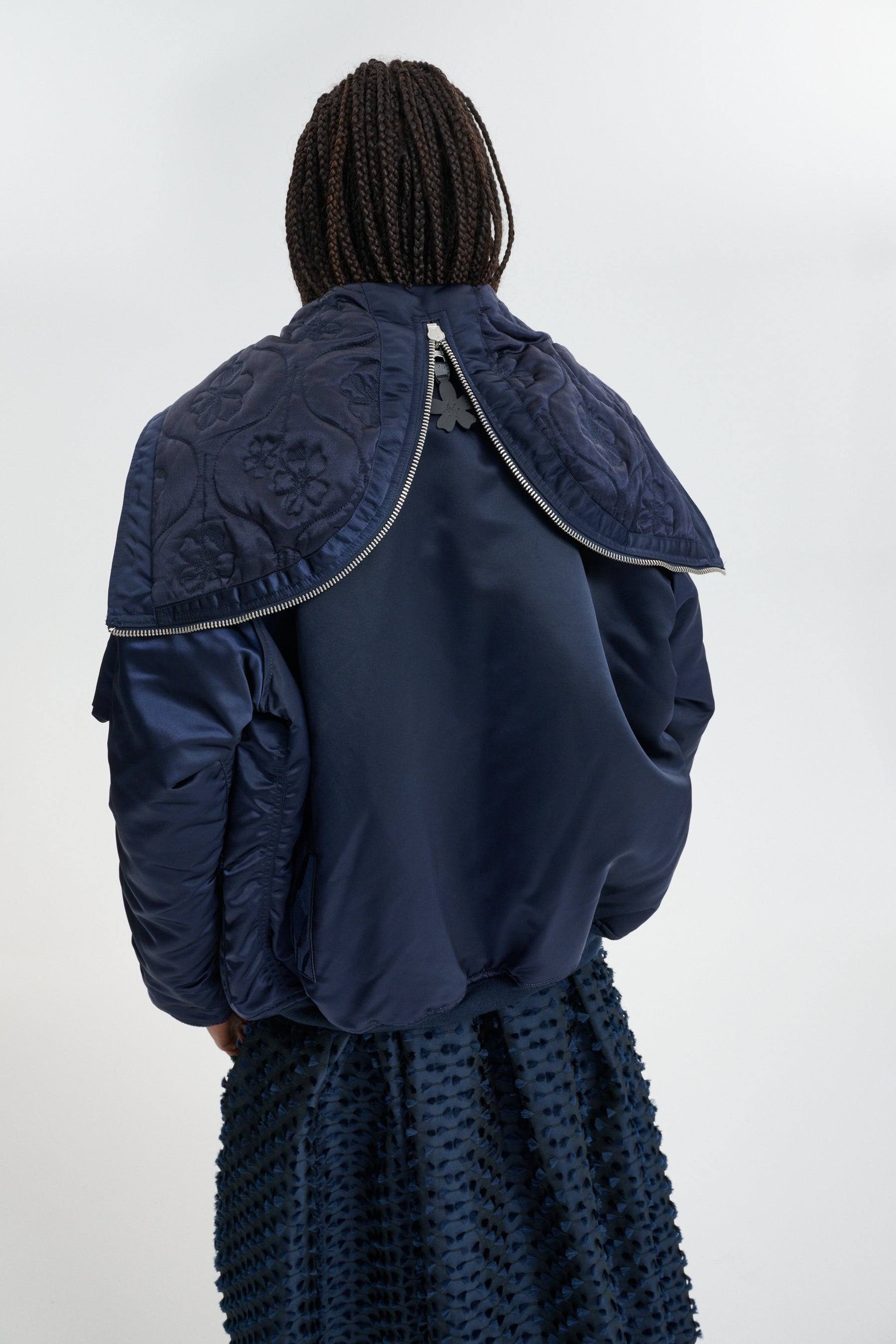 ALPHA X CB N-2B | PATCH CR NYLON NAVY