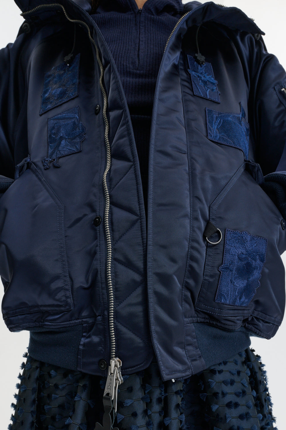 ALPHA X CB N-2B | PATCH CR NYLON NAVY