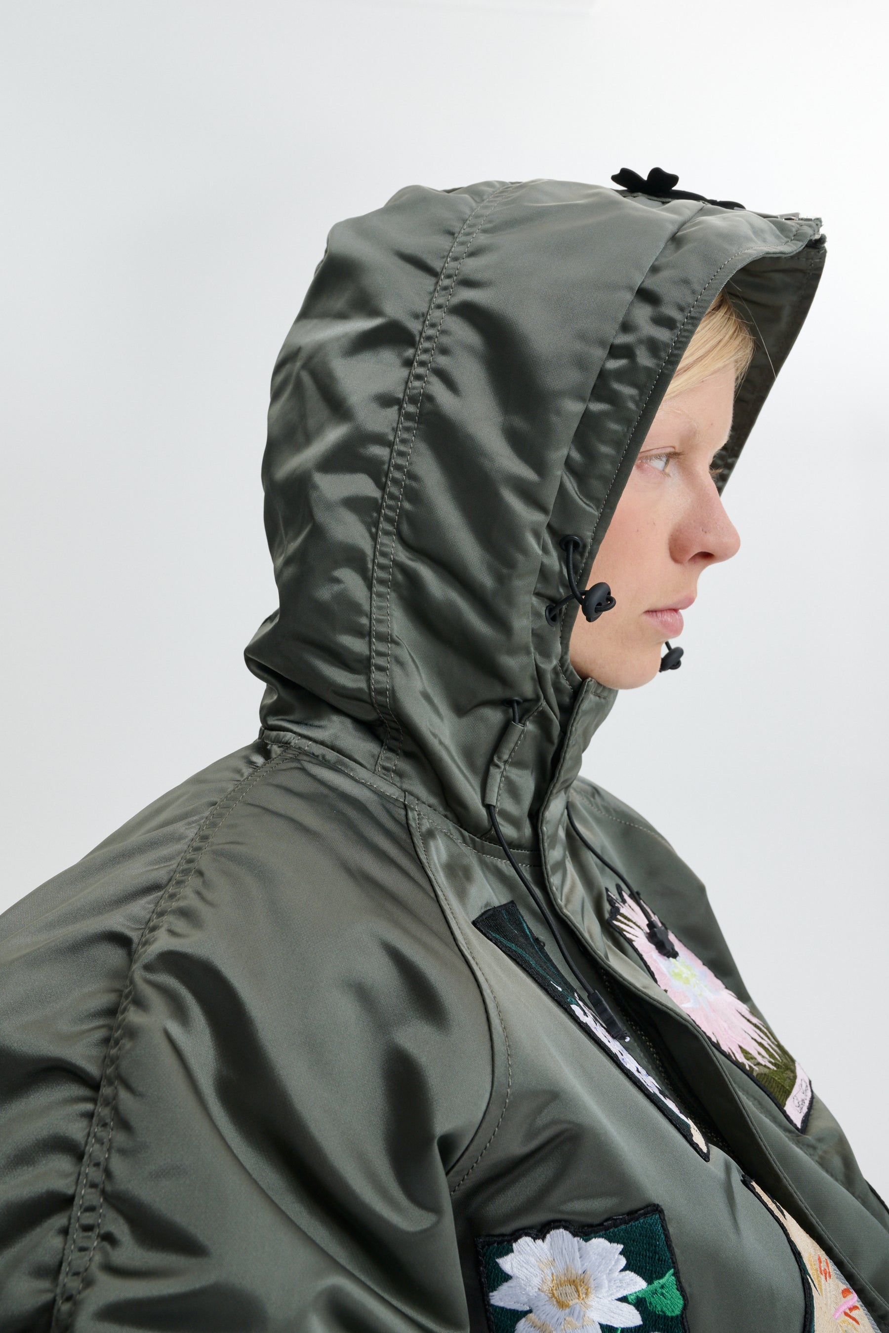 ALPHA X CB N-2B | PATCH OS NYLON VINTAGE GREEN