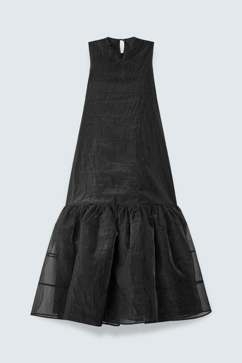 CBDOLLY | GOWN LIQUID MYRTIA BLACK