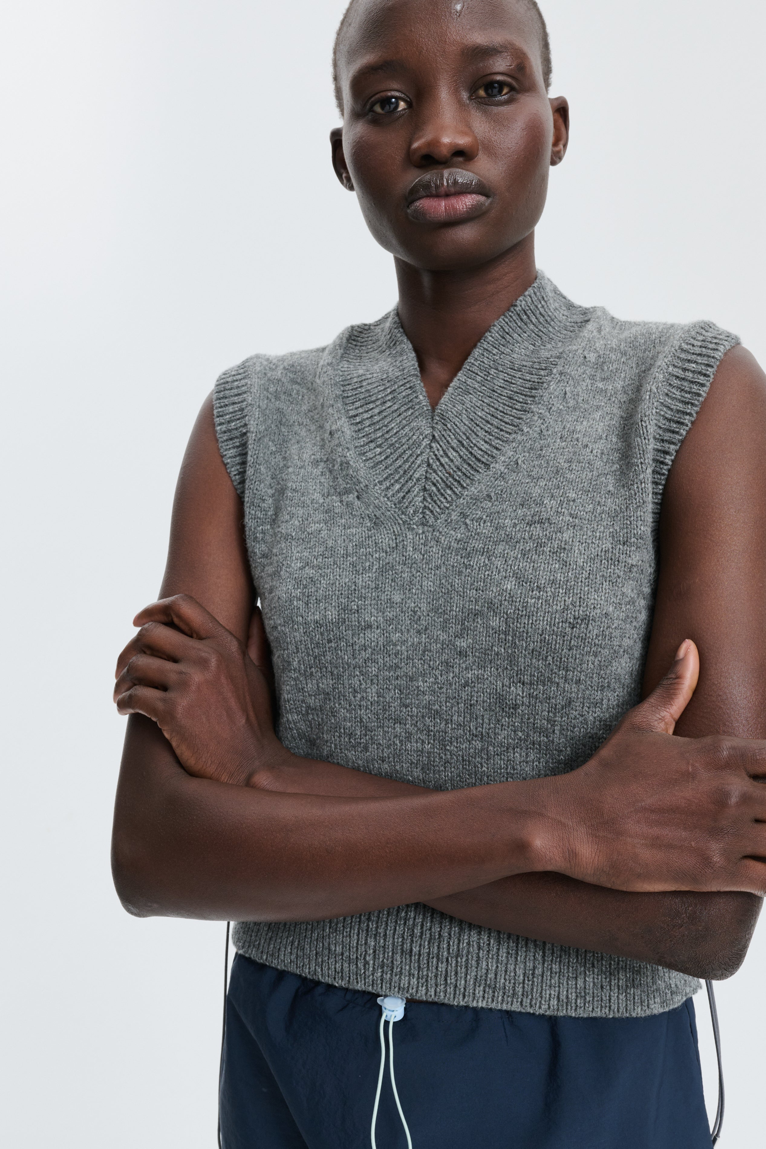 CBFLEETWOOD | VEST WINTER LAMBSWOOL GREY