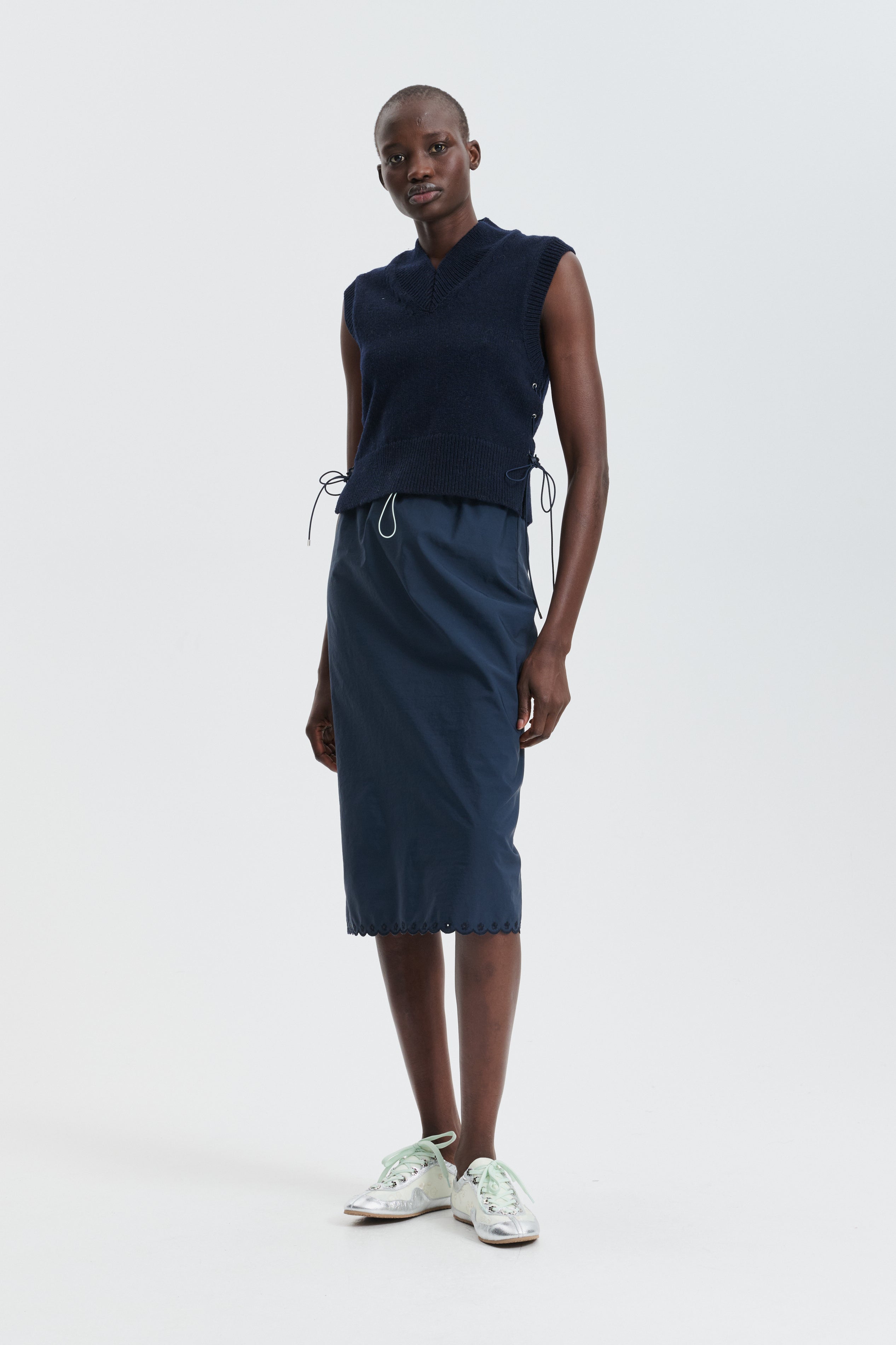 CBFLEETWOOD | VEST WINTER LAMBSWOOL NAVY