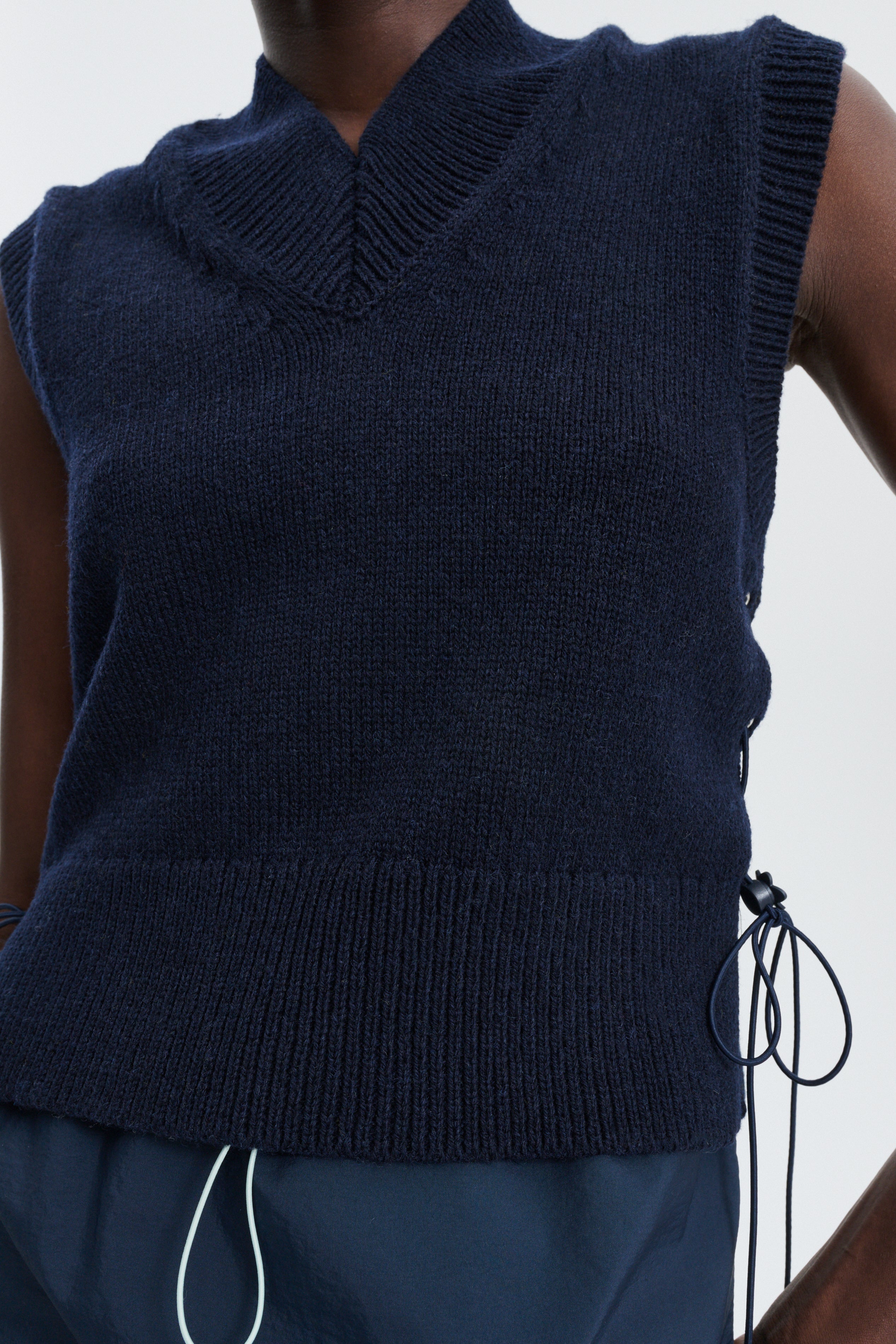 CBFLEETWOOD | VEST WINTER LAMBSWOOL NAVY