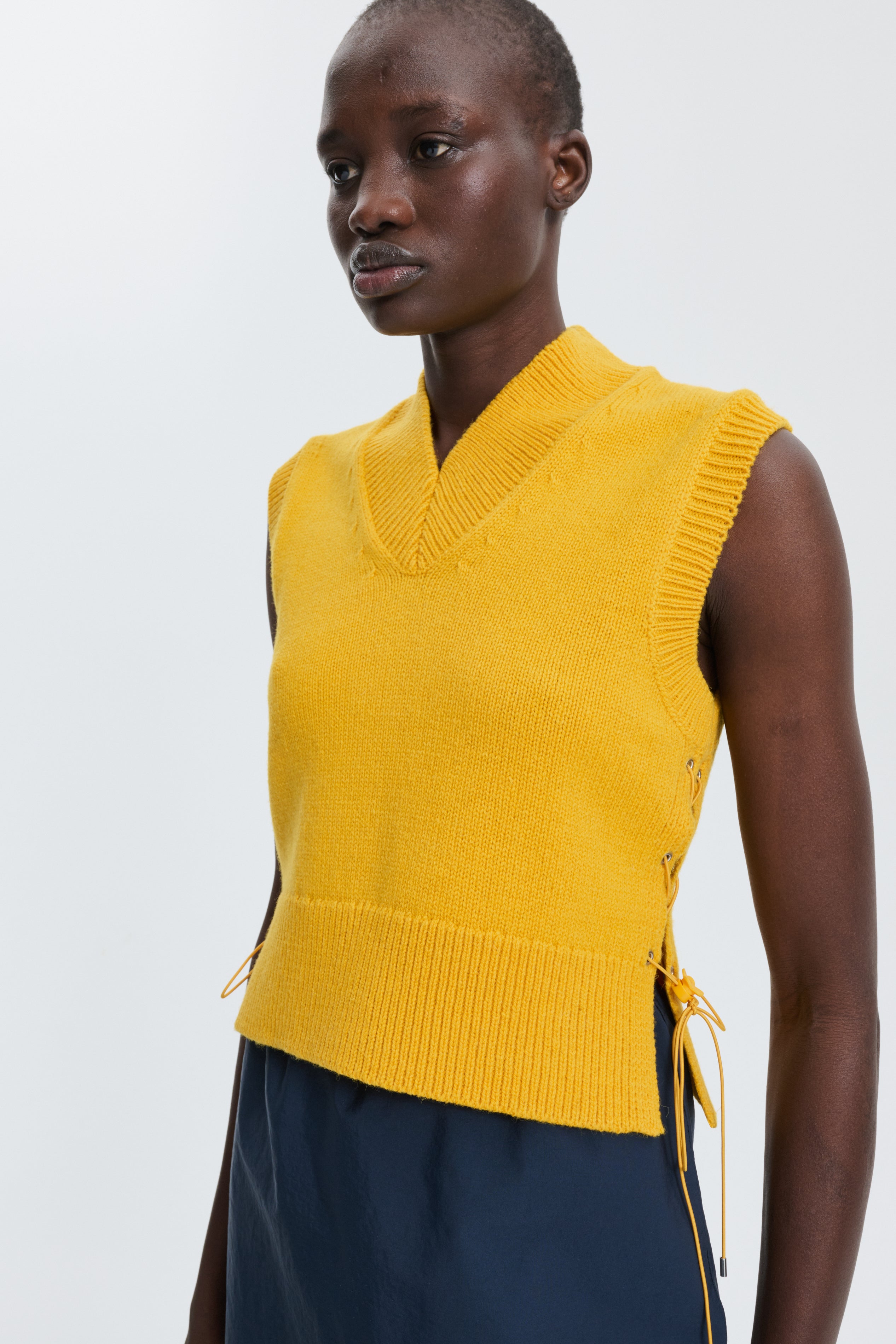 CBFLEETWOOD | VEST WINTER LAMBSWOOL WINTER YELLOW