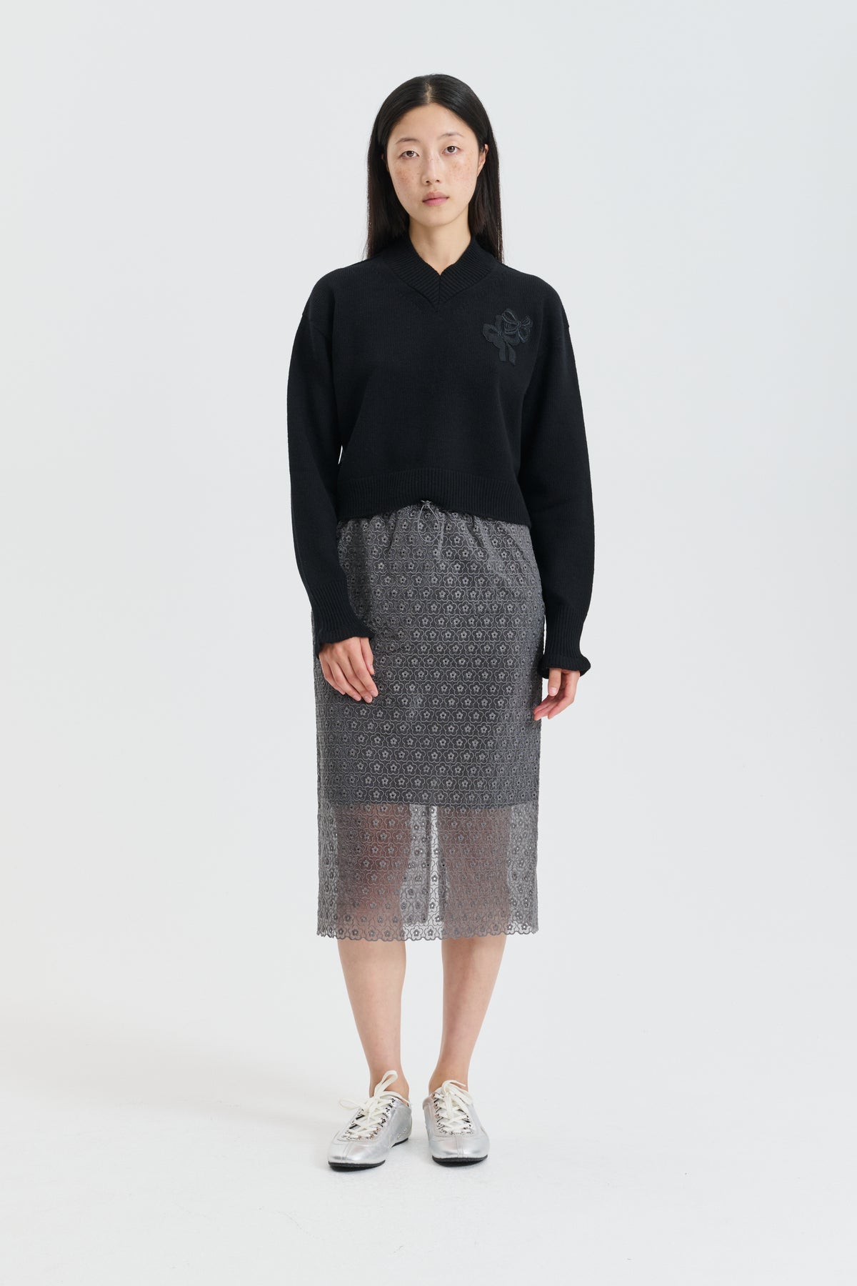 CBDRUSILLA | JUMPER MERINO WOOL BLACK