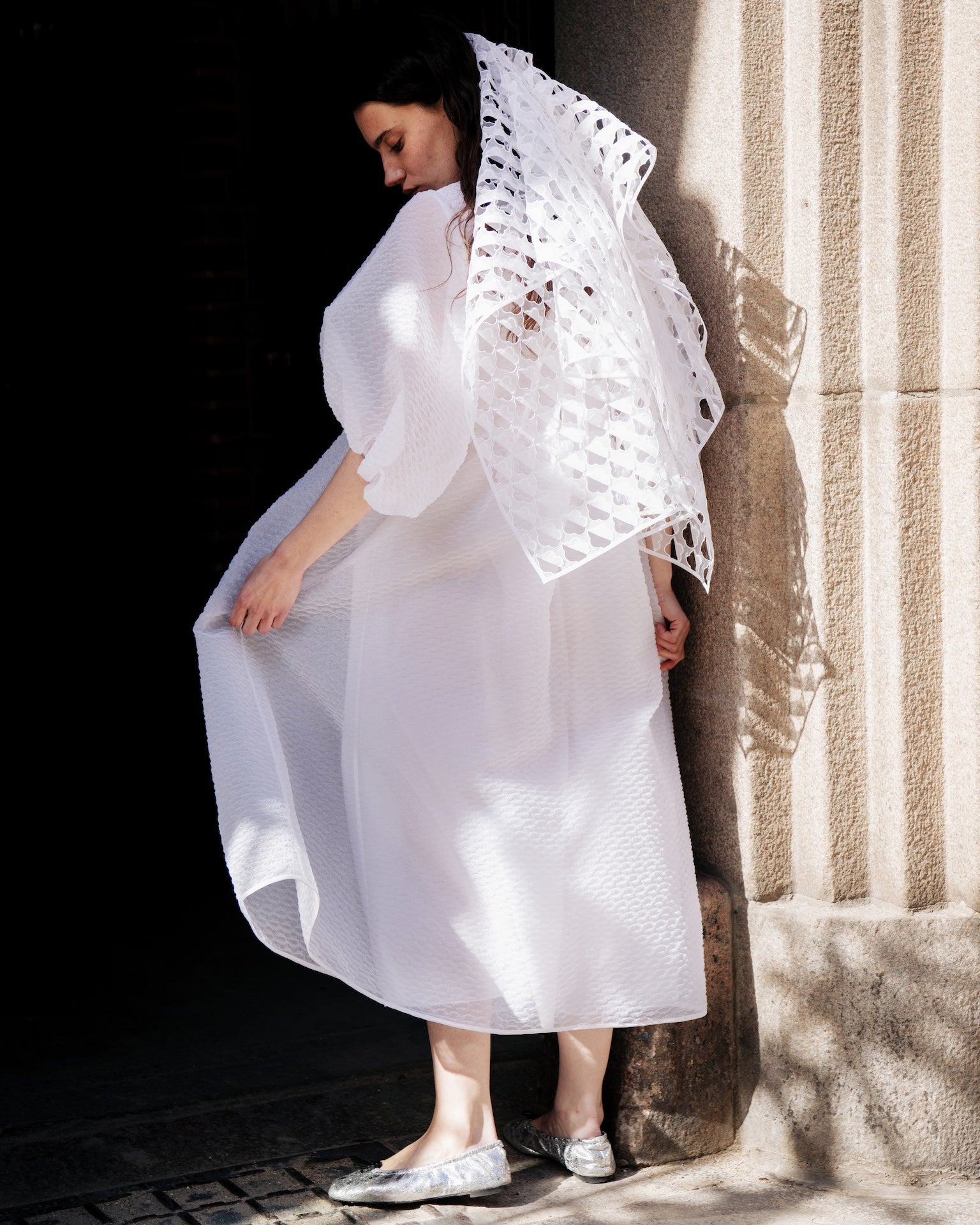 CBDARMEN | DRESS PLUMERIA PETIT WHITE BRIDAL