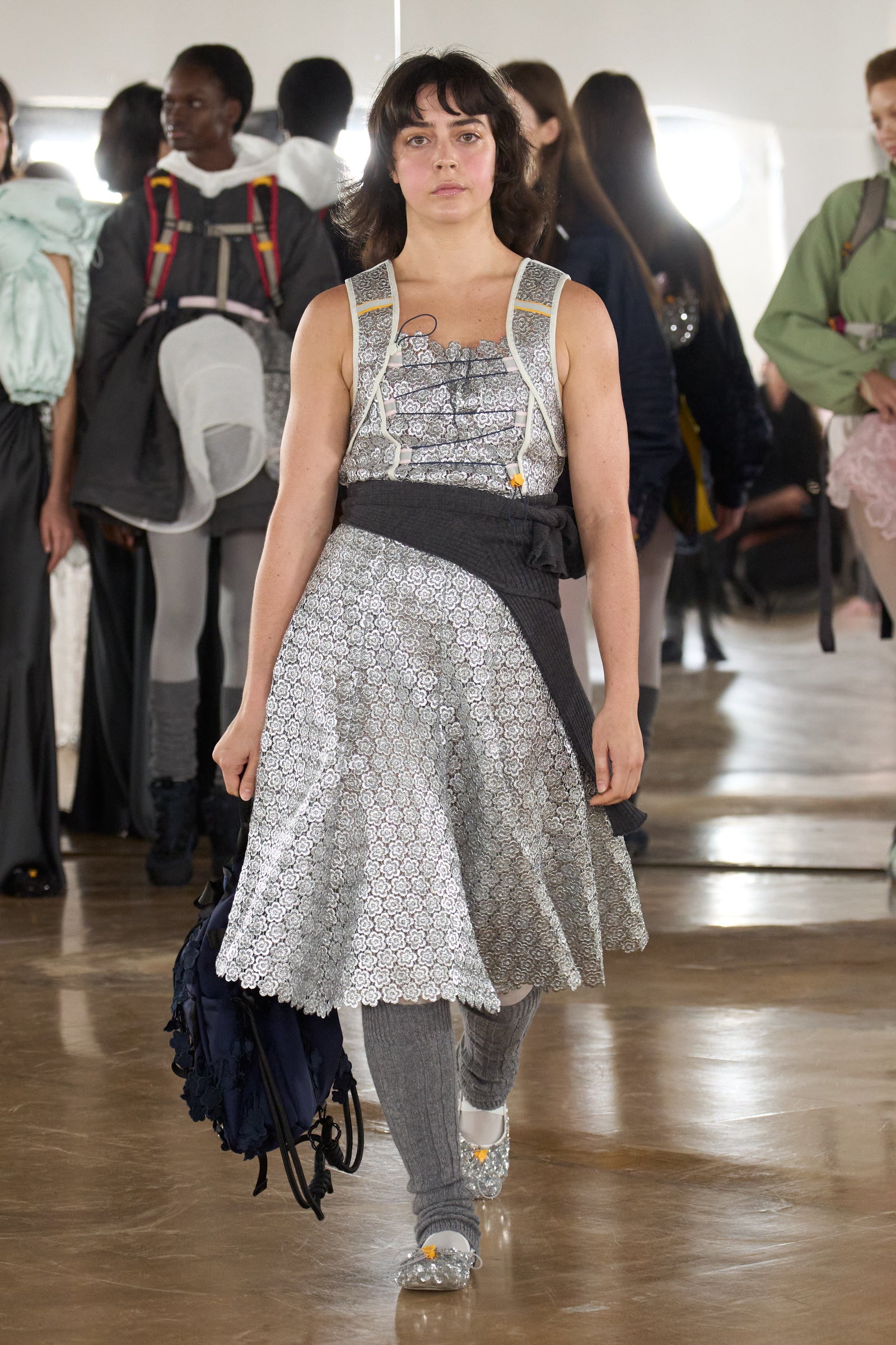 CBFOPE | DRESS MEADOW GUIPURE SILVER