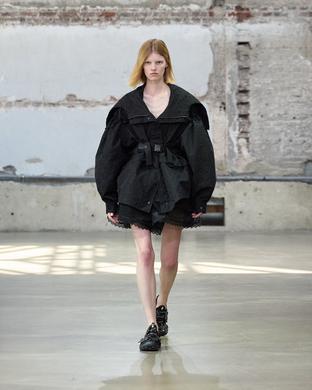 CBDENNON | JACKET IRIS JACQUARD BLACK