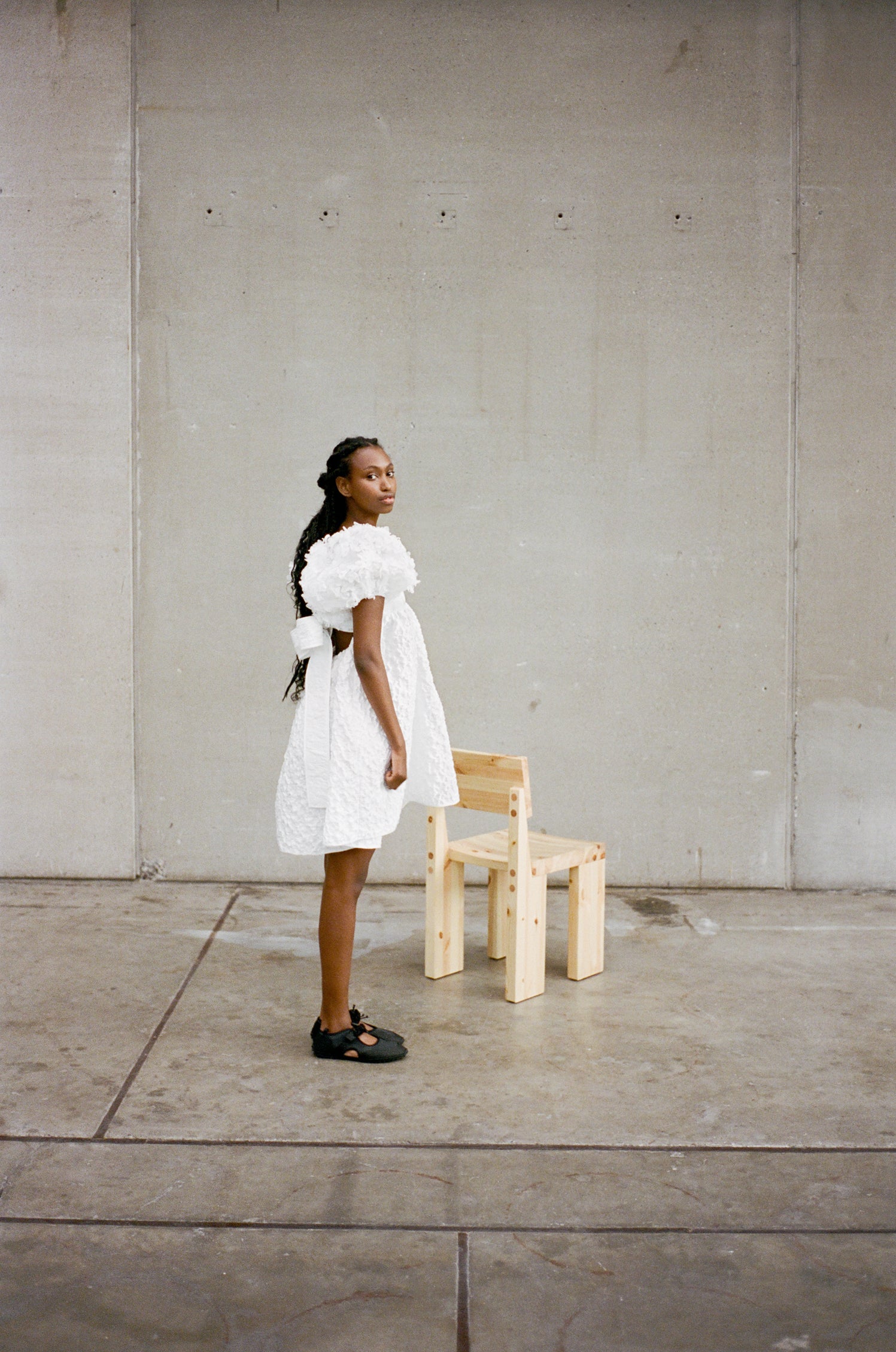 TILDE | PATCH. DRESS ENCORE PATCHWORK WHITE BRIDAL