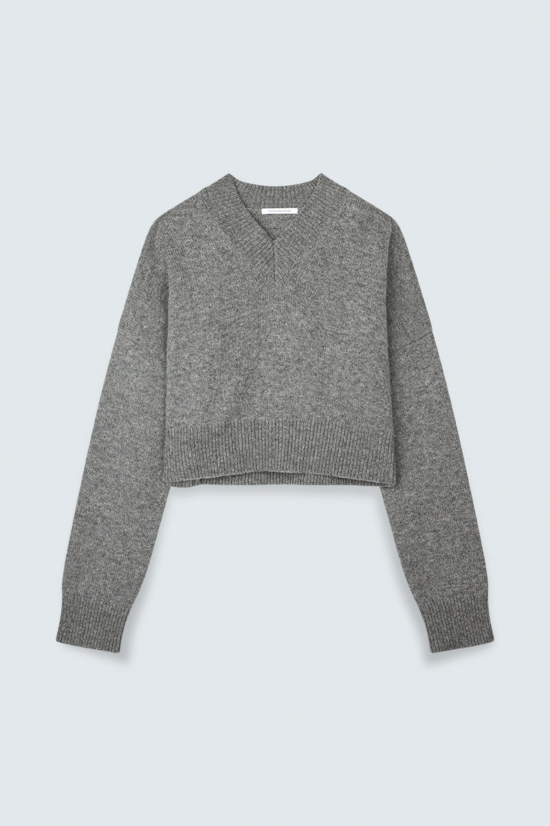 CBFENNE | JUMPER WINTER LAMBSWOOL GREY MELANGE