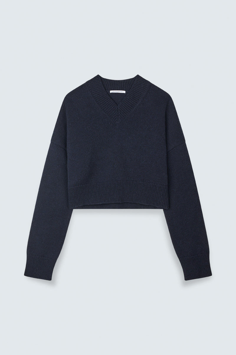 CBFENNE | JUMPER WINTER LAMBSWOOL NAVY