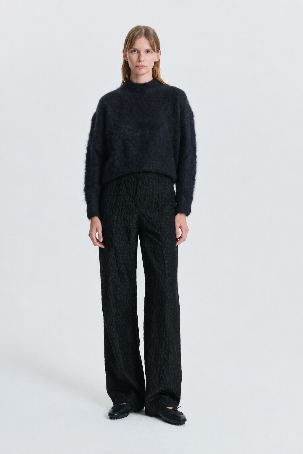 CBFIRALL | JUMPER SILK MOHAIR KNIT BLACK