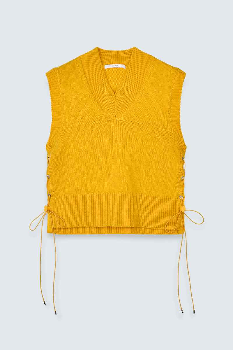 CBFLEETWOOD | VEST WINTER LAMBSWOOL WINTER YELLOW